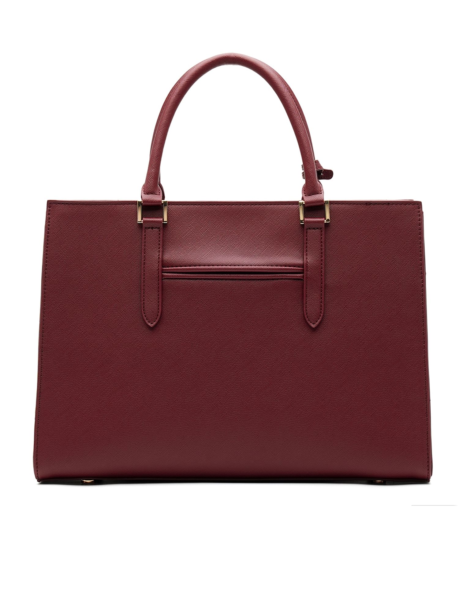 Lenda Monogram Hangbag Maroon - U.S. POLO ASSN. | Large