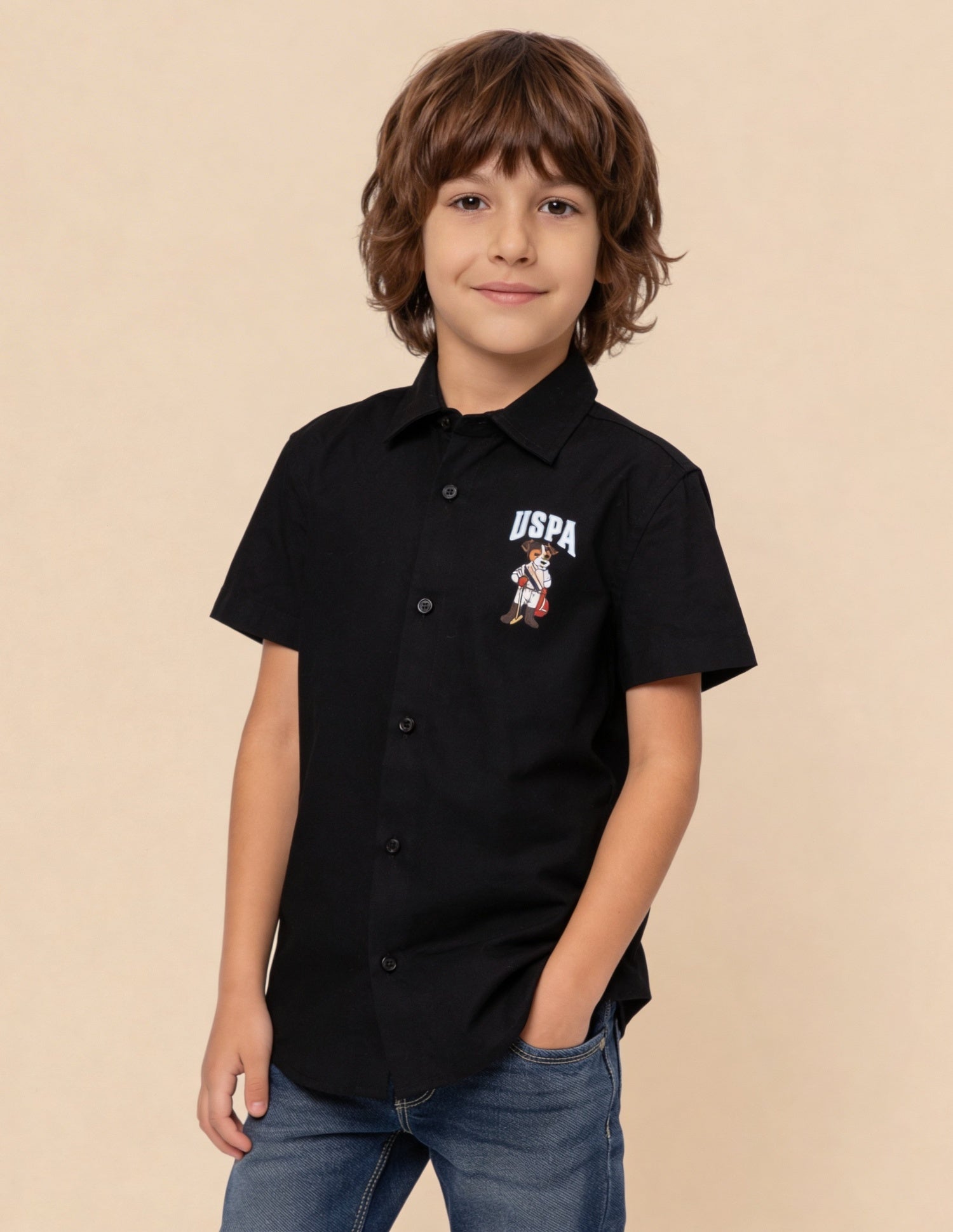 Graphic Brand Printed Shirt Navy - U.S. Polo Assn. India | Large