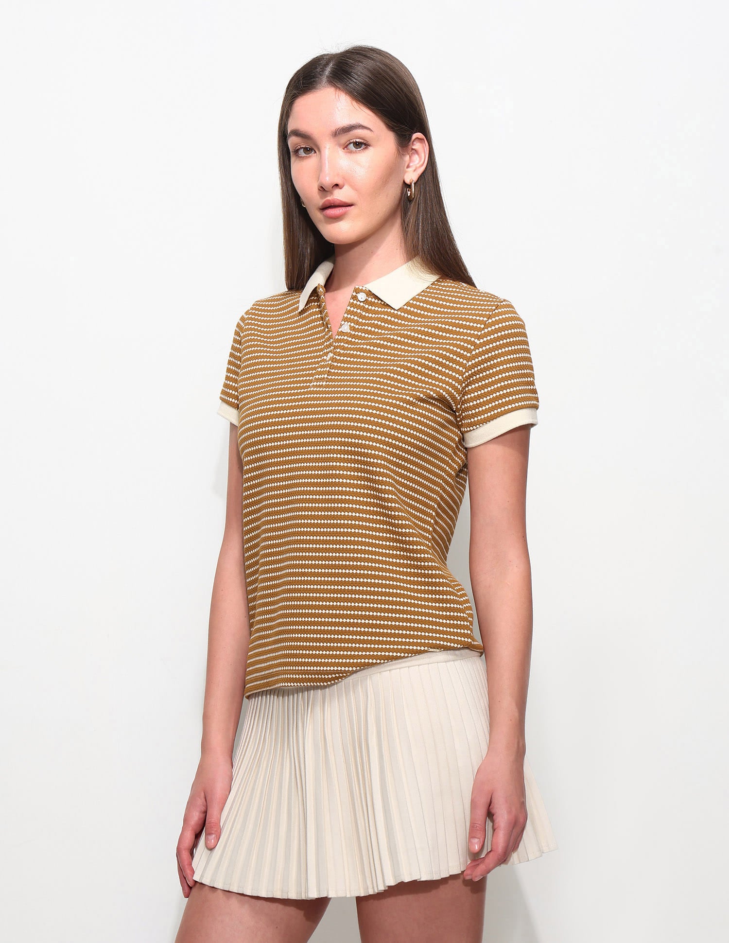 Textured Regular Fit Polo Shirt Yellow - U.S. Polo Assn. India | Large