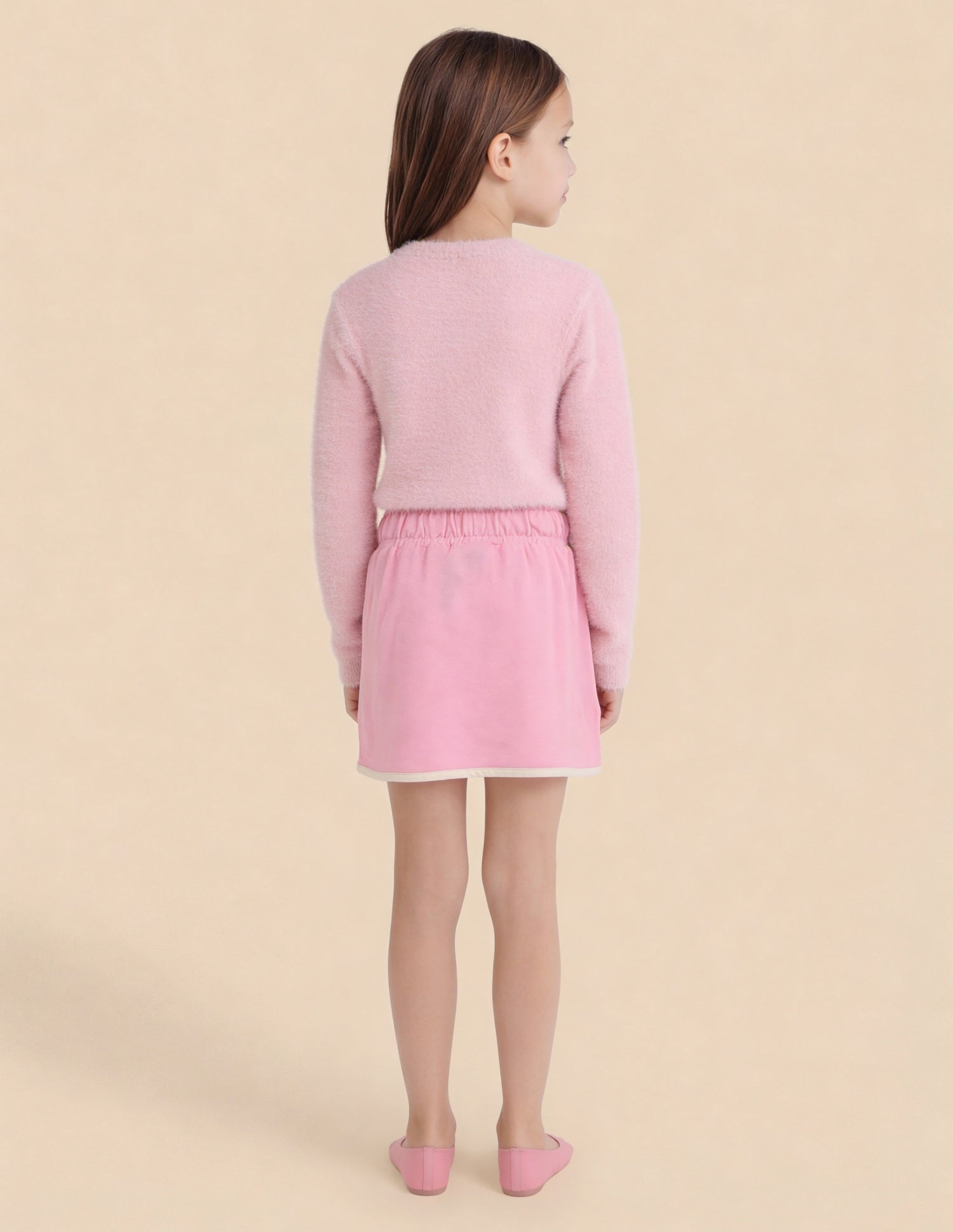 Girls Solid A-Line Skirt Pink - U.S. Polo Assn. India | Large