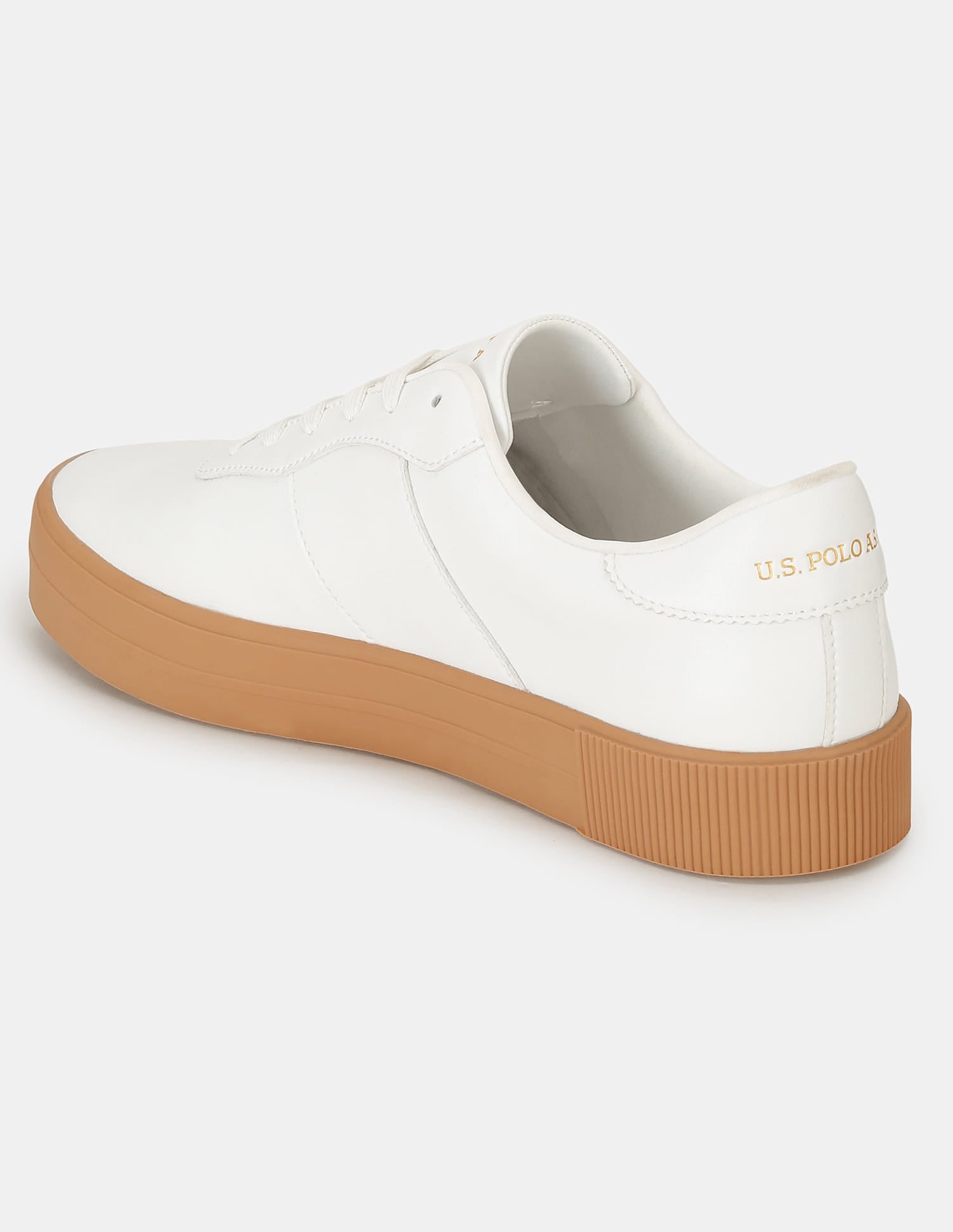 Men Round Toe Mees 3.0 Sneakers Off White - U.S. Polo Assn. India | Large
