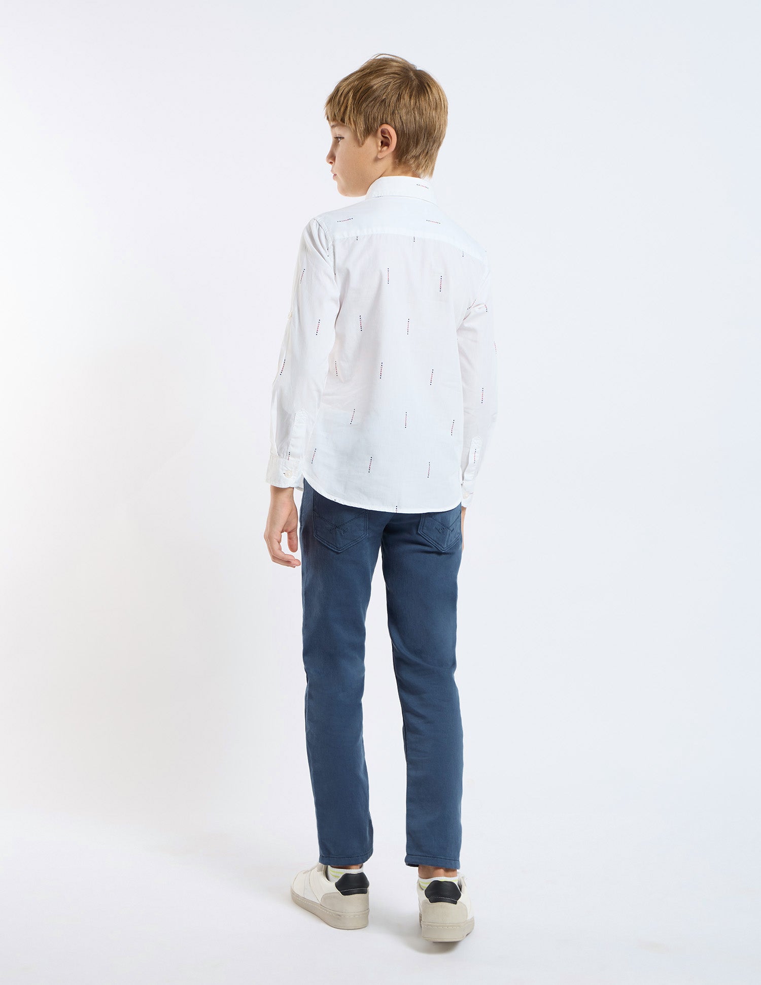 Boys Oxford Regular Fit Shirt White - U.S. POLO ASSN. | Large