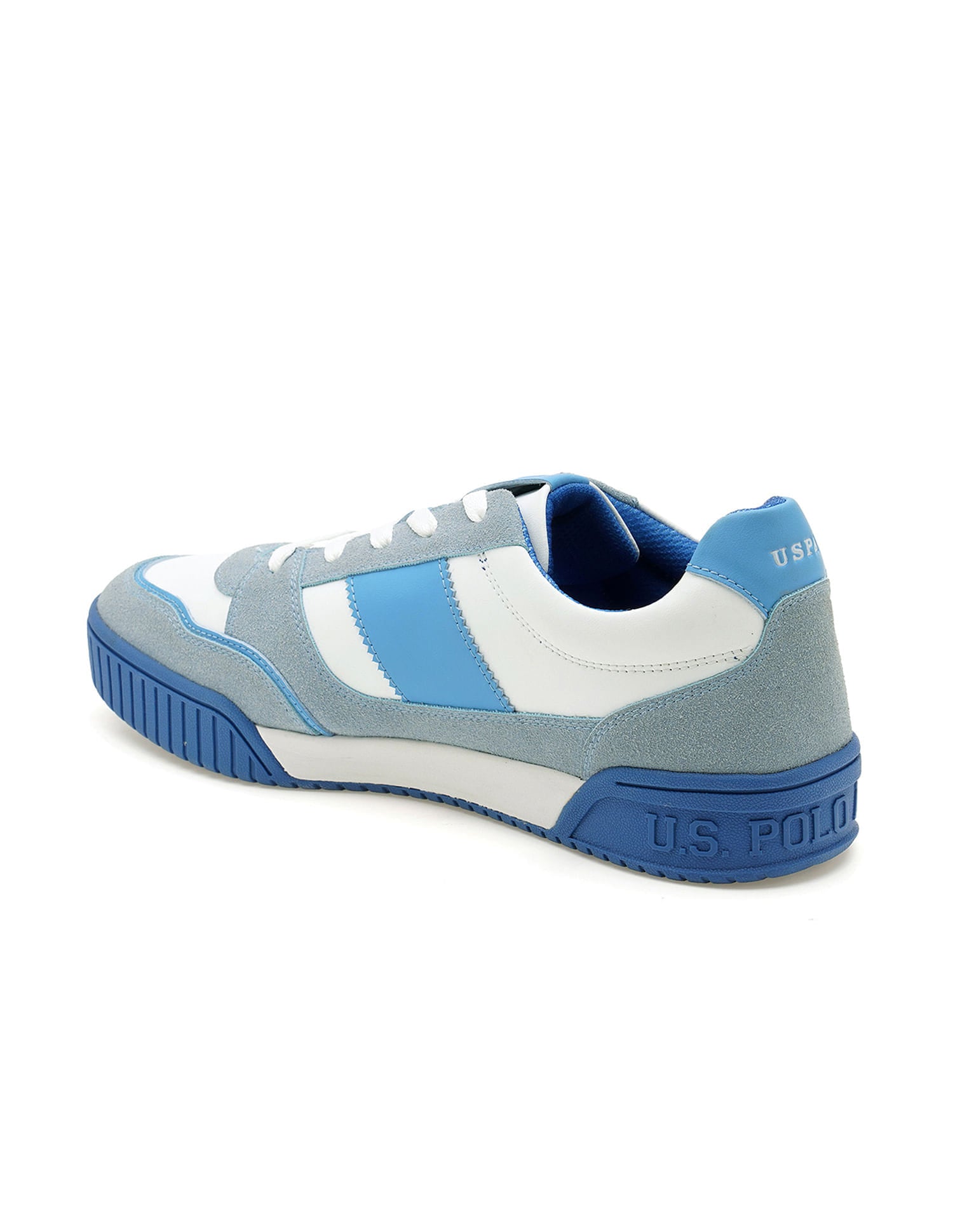 Men Rever Colourblocked Sneakers Blue - U.S. Polo Assn. India | Large