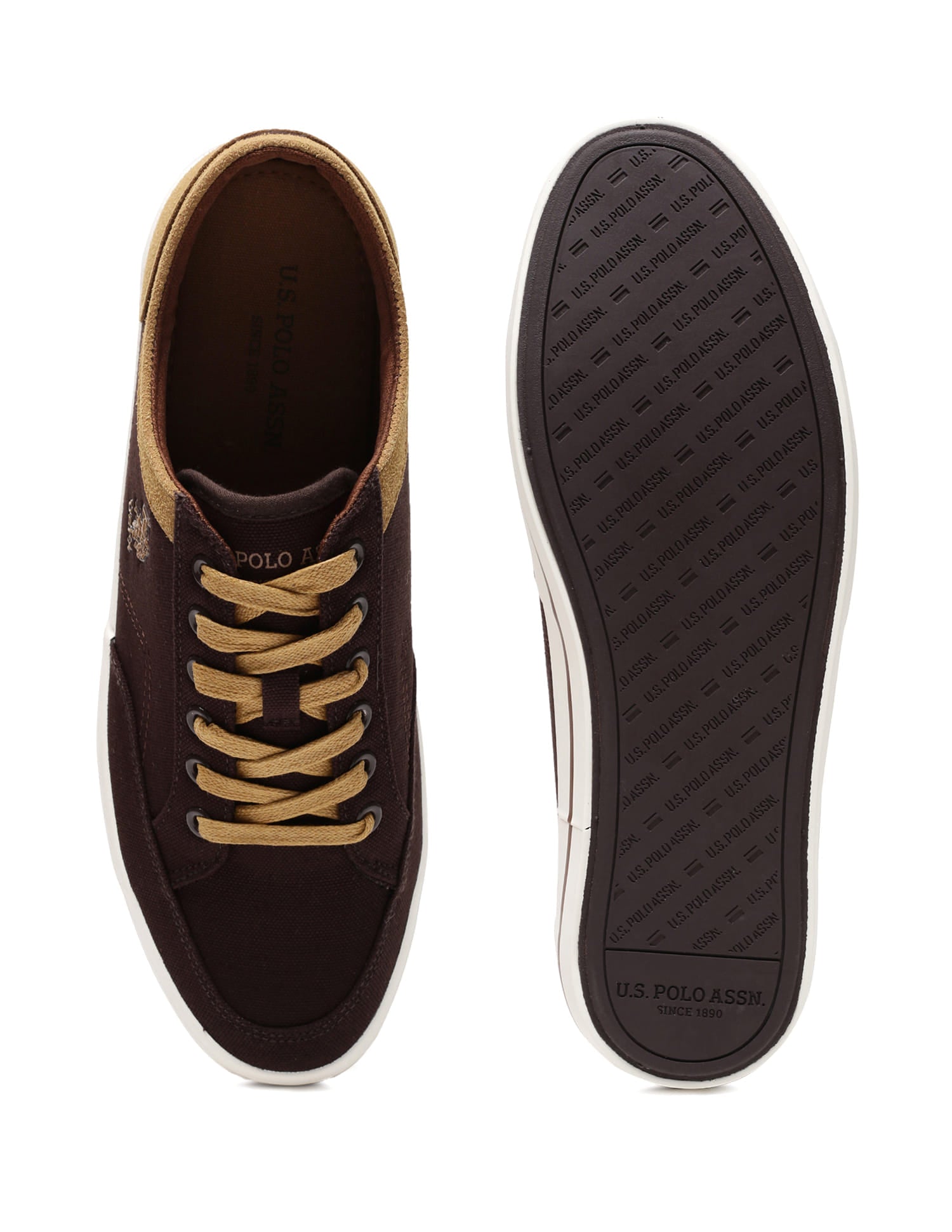 Men Monton 10.0 Colourblocked Sneakers Brown - U.S. Polo Assn. India | Large