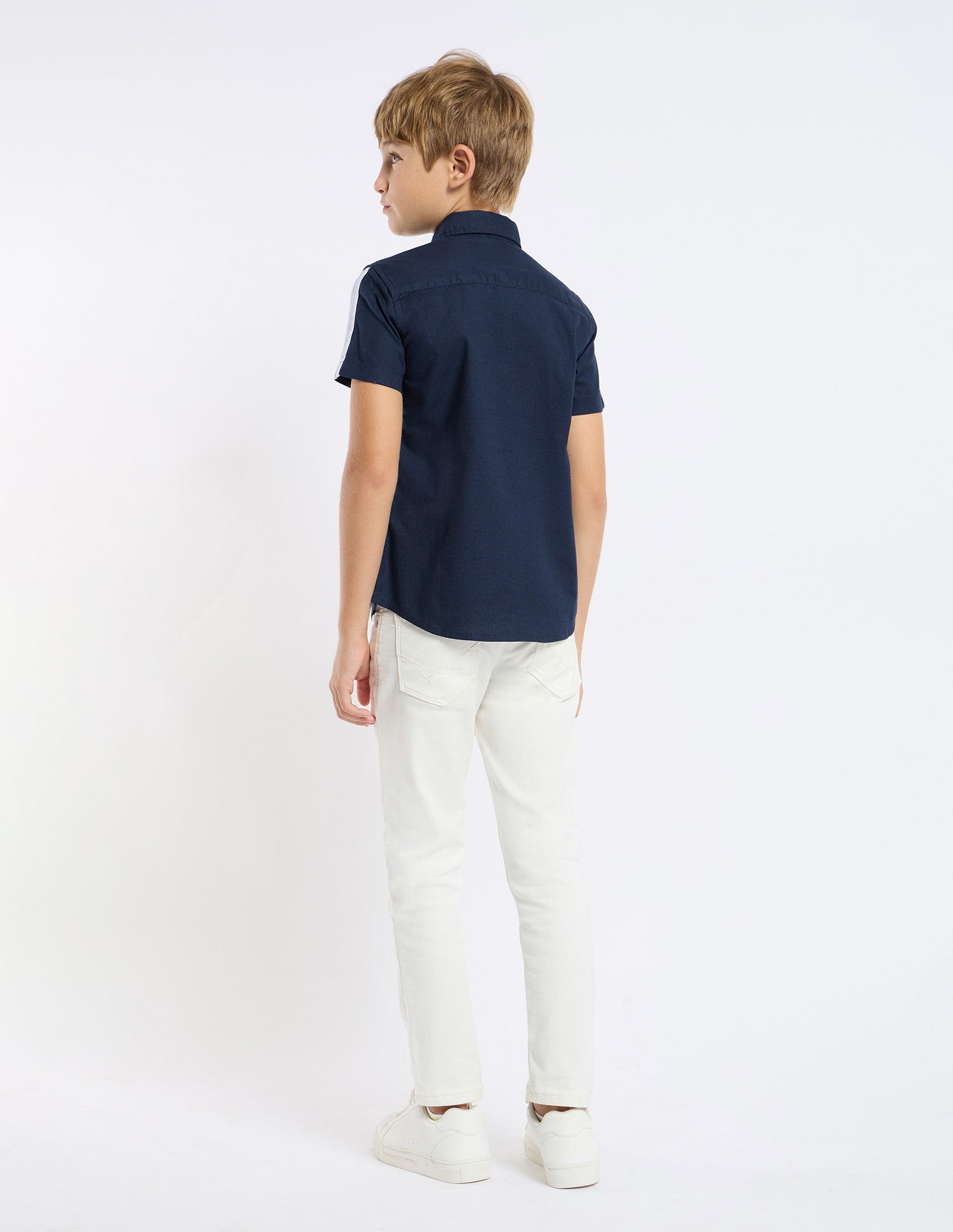 Boys Oxford Regular Fit Shirt Navy - U.S. POLO ASSN. | Large