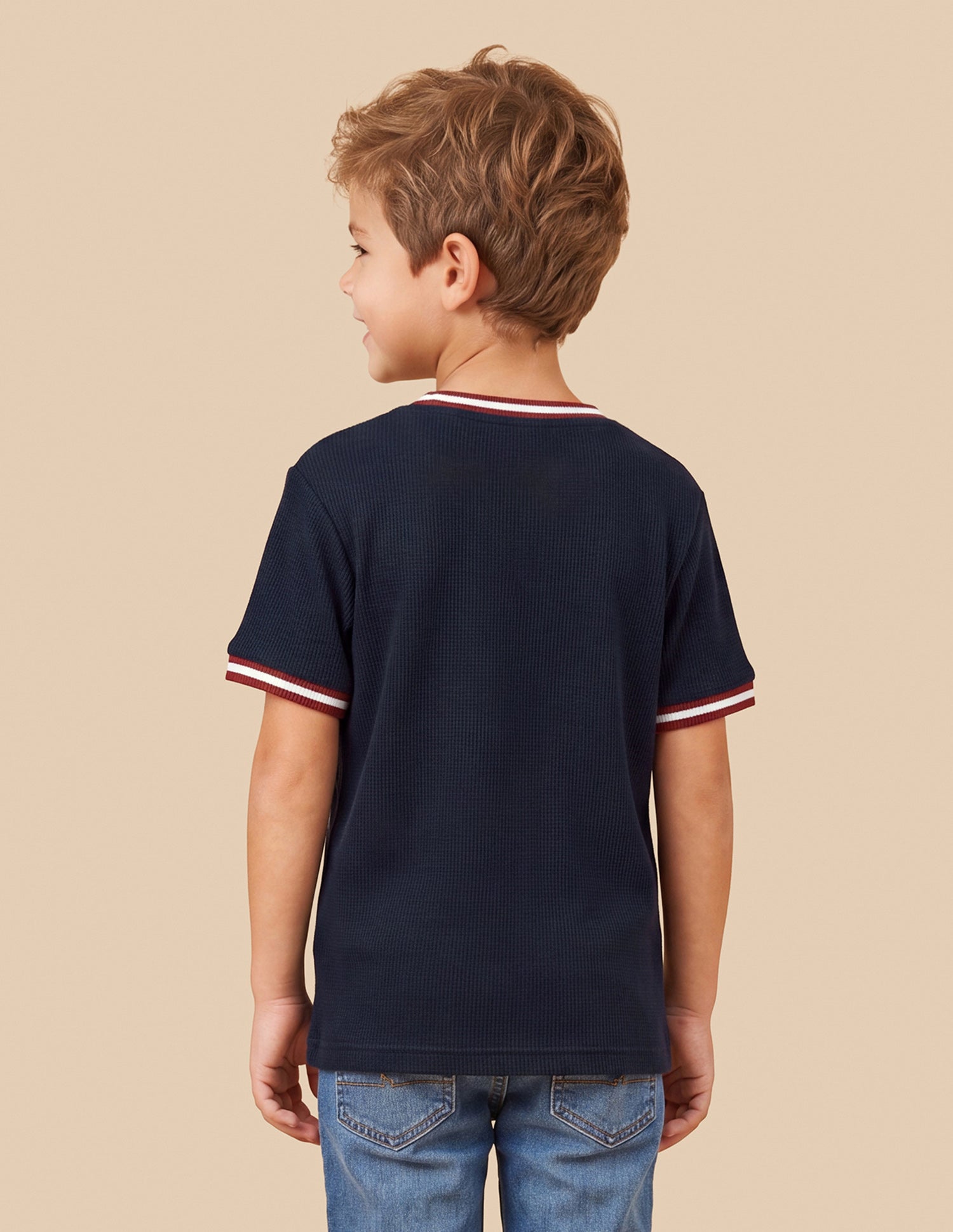 Brand Applique Regular Fit T-Shirt Navy - U.S. Polo Assn. India | Large