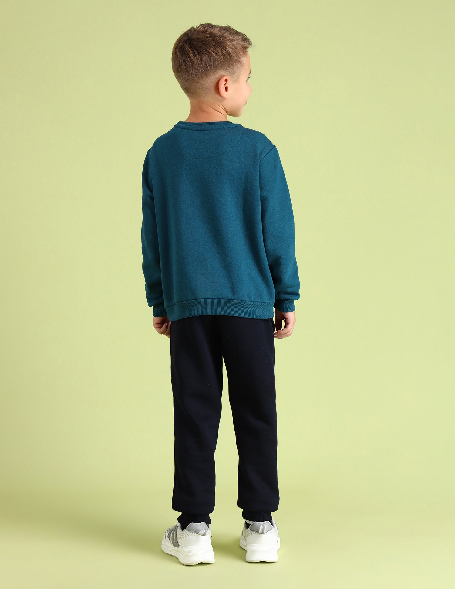 Boys Brand Printed Sweatshirt Teal - U.S. POLO ASSN. | Large