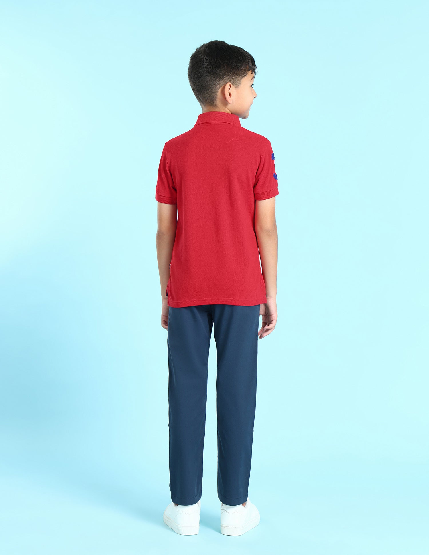 Cotton Pique Polo Shirt Red - U.S. POLO ASSN. | Large