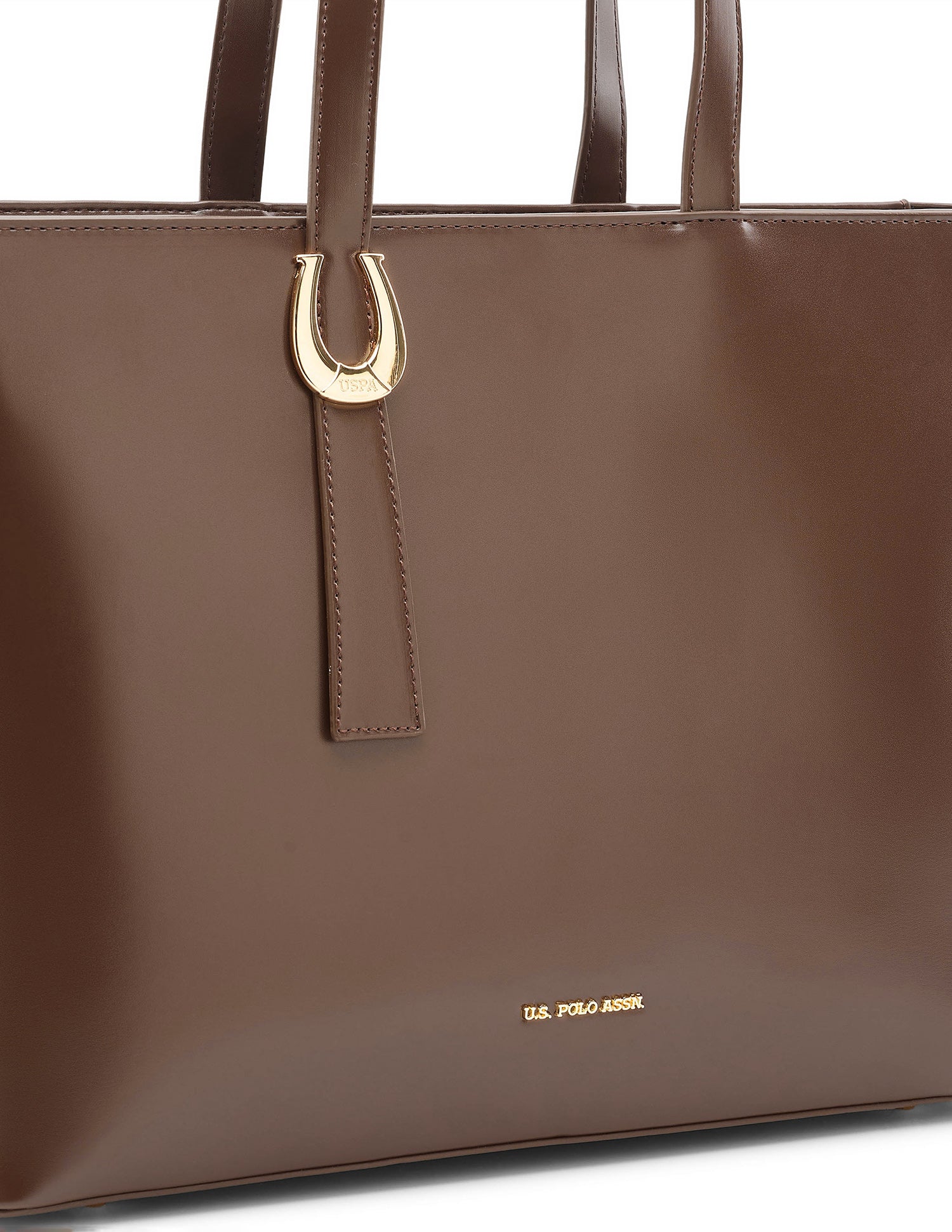 Clarice Tote Bag Dark Brown - U.S. Polo Assn. India | Large