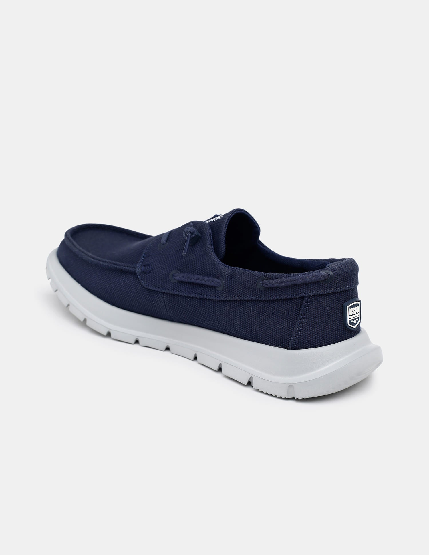 Round Toe Slip Ons Ashton Sneakers Navy - U.S. Polo Assn. India | Large