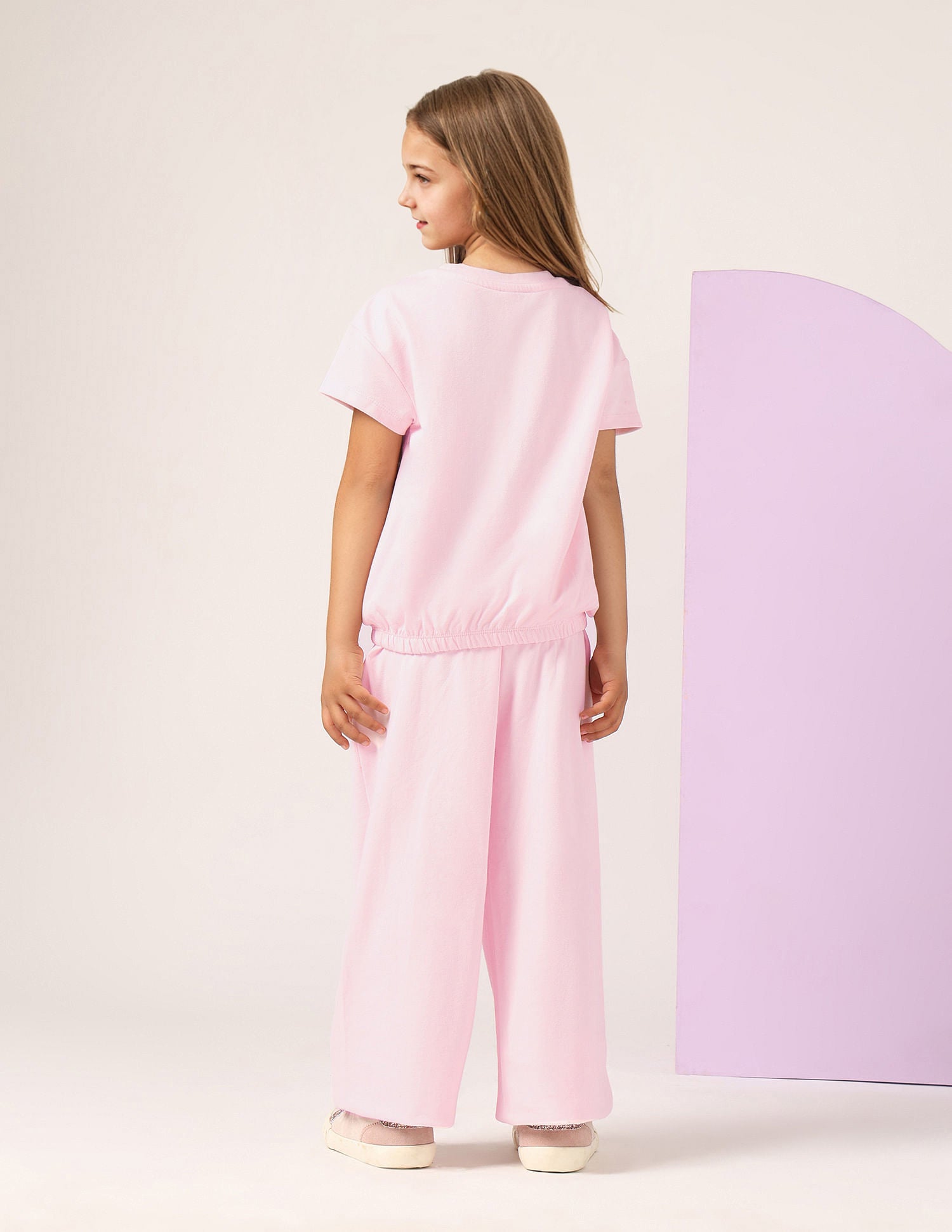 Girls Brand Printed Co-Ords Pink - U.S. POLO ASSN. | Large