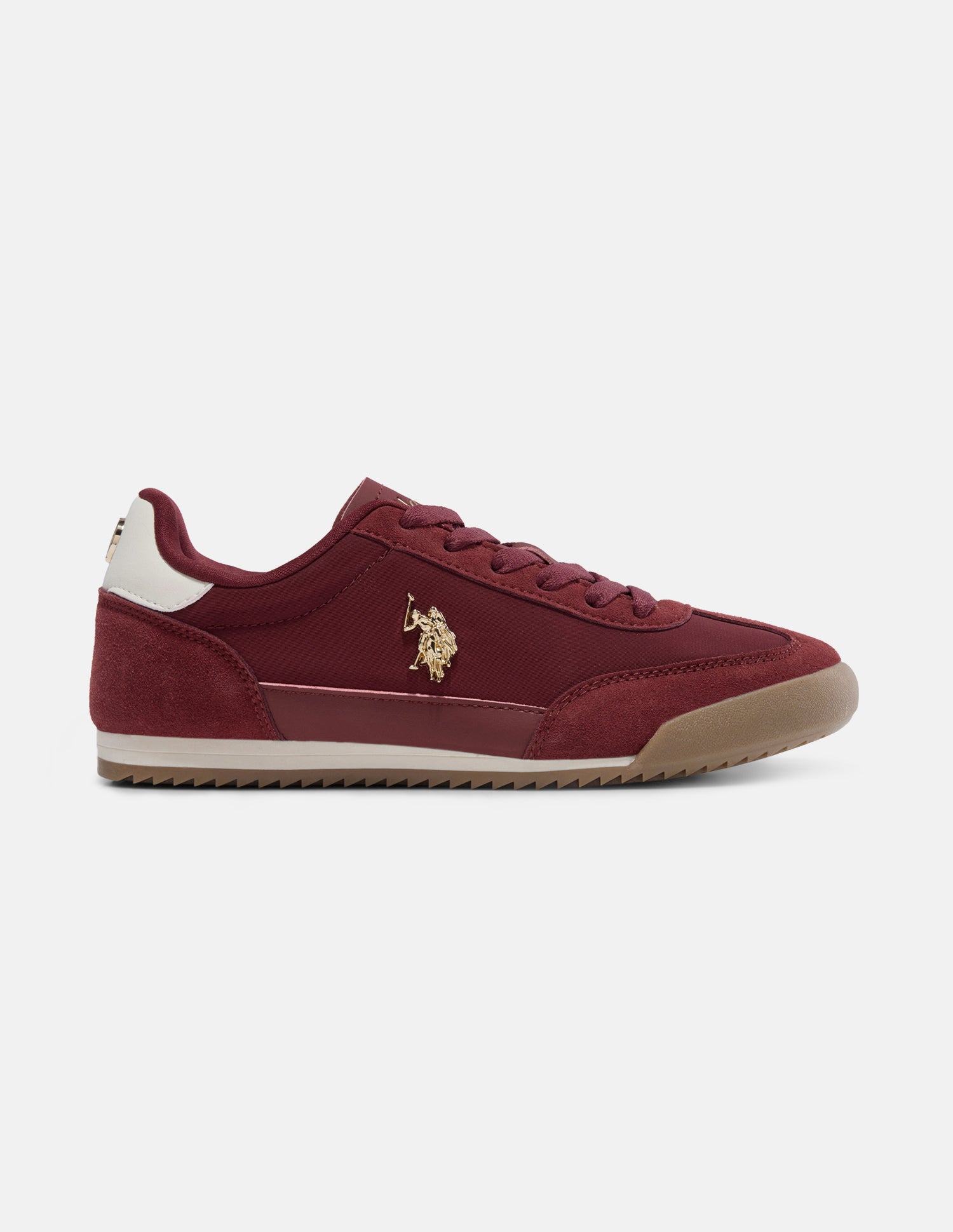 Gia Lace-Ups Sneakers Burgundy - U.S. Polo Assn. India | Large