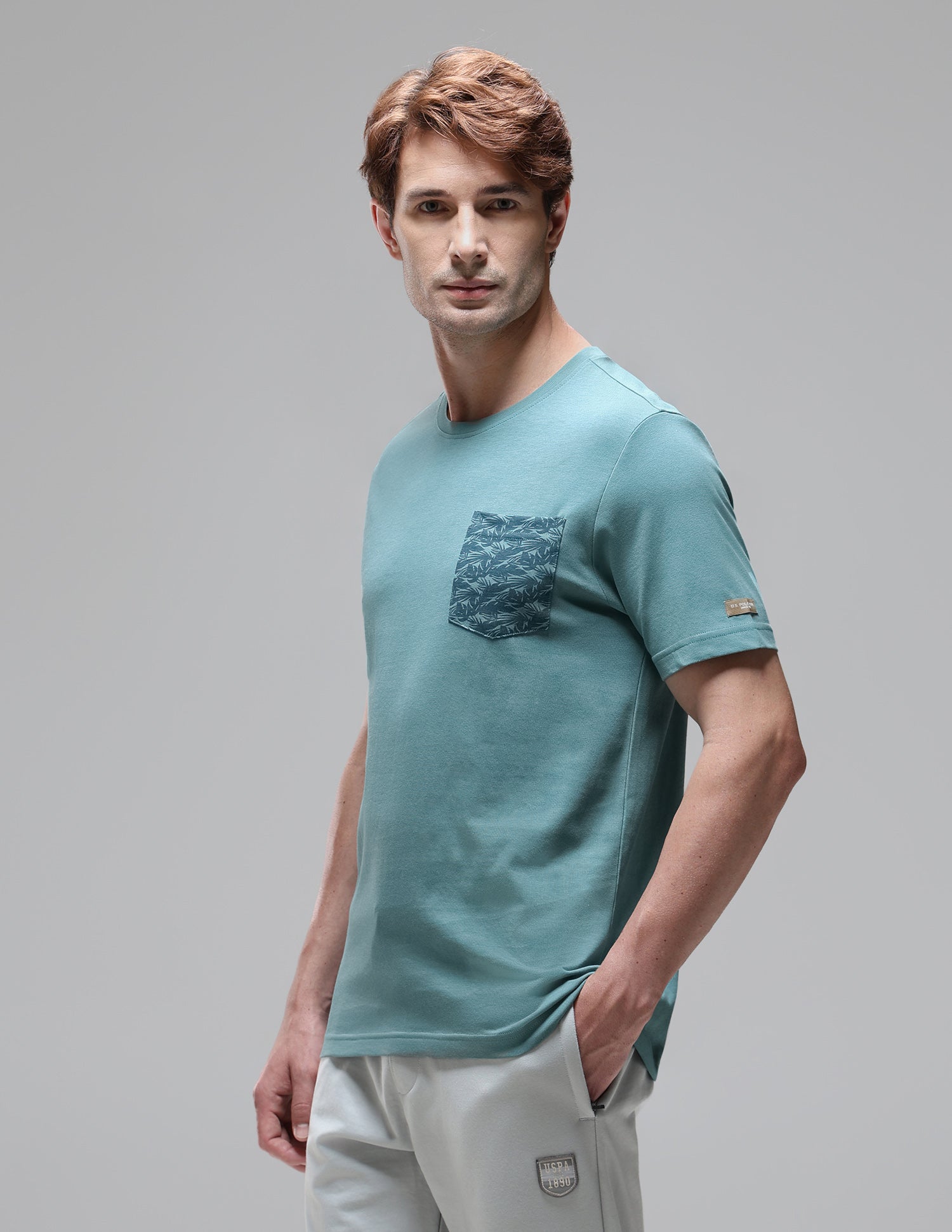 Breathable Comfort Fit OEE18 Lounge T-Shirt Arctic - U.S. Polo Assn. India | Large