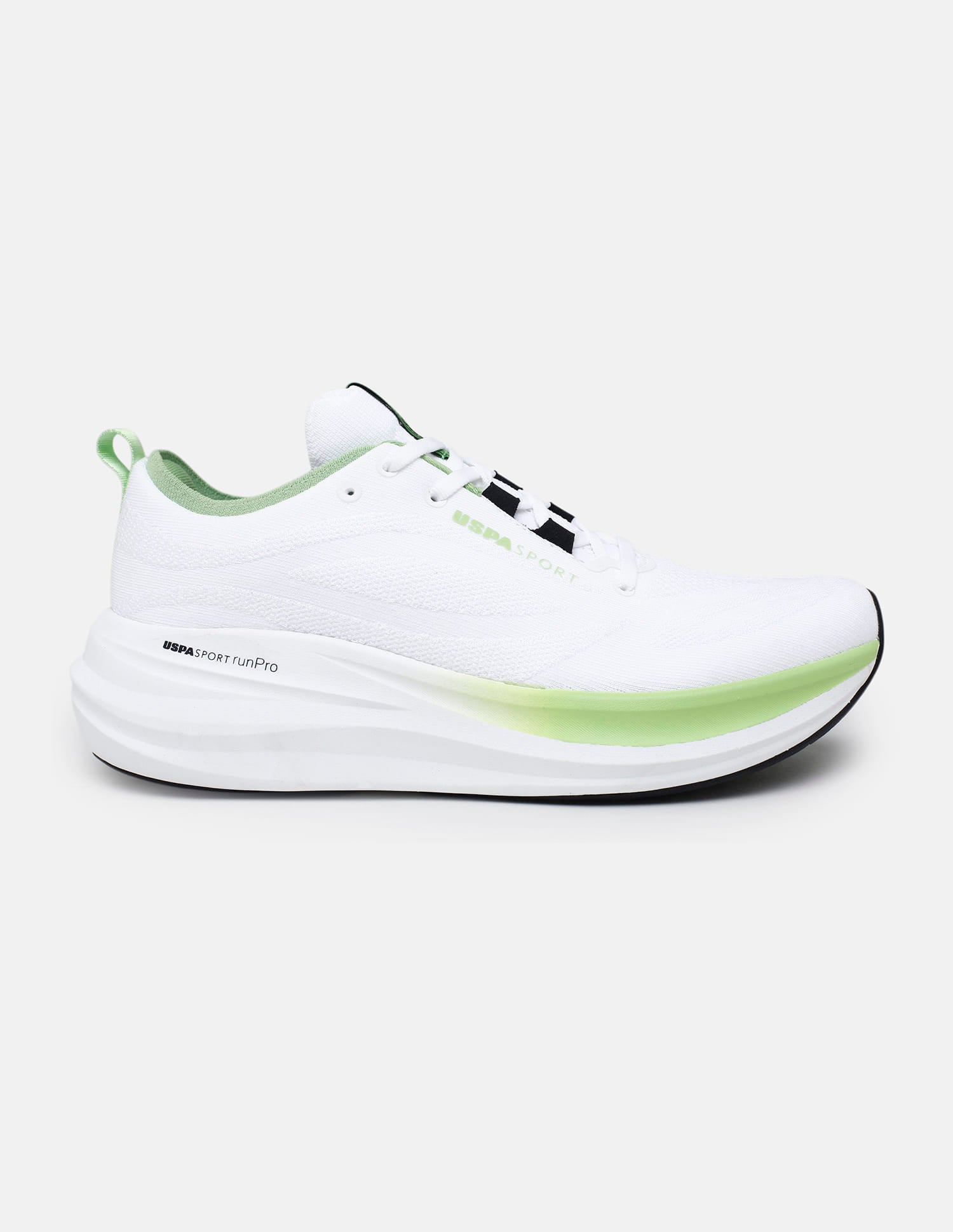 Quarette Runner Lace-Ups Running Shoes White - U.S. Polo Assn. India | Large