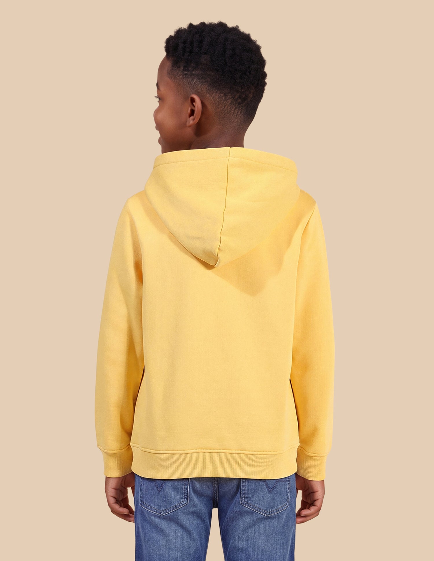 Brand Embroidered Regular Fit Sweatshirt Yellow - U.S. Polo Assn. India | Large