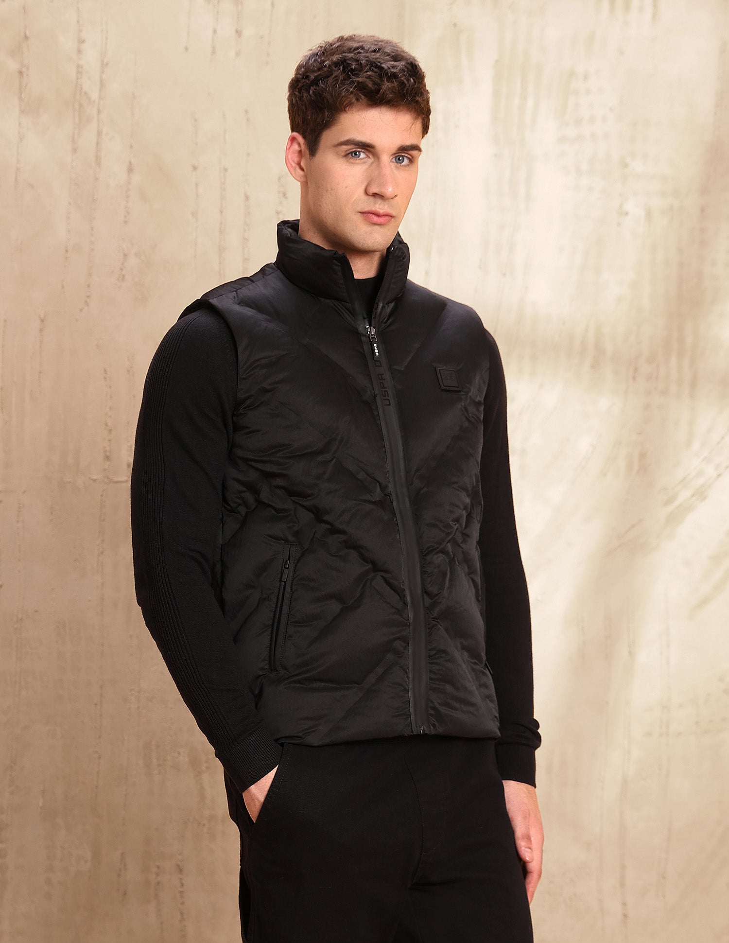 Legend Of Horseshoe Puffer Jacket Black - U.S. POLO ASSN. | Large