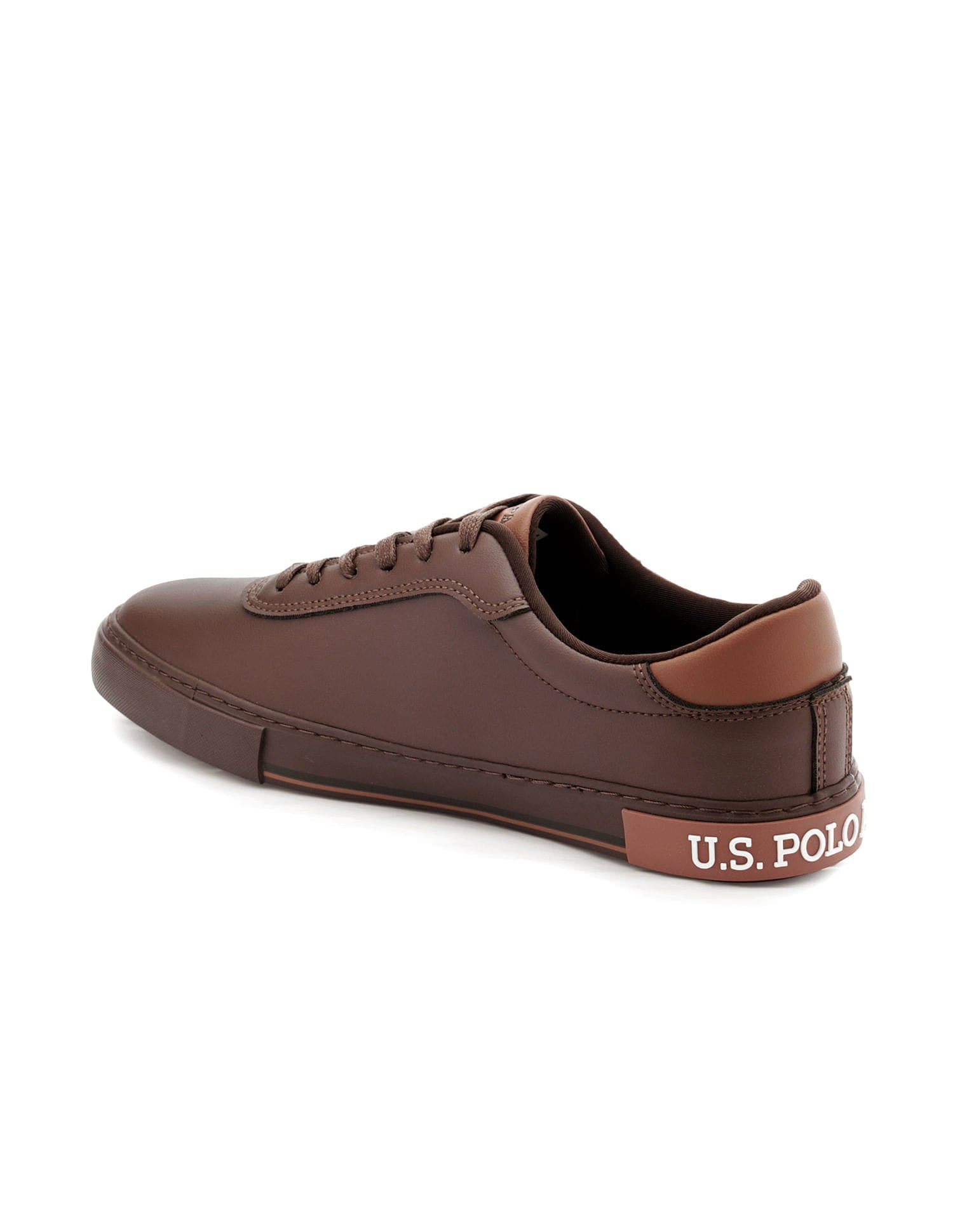 Men Solid Moore 6.0 Sneakers Brown - U.S. Polo Assn. India | Large