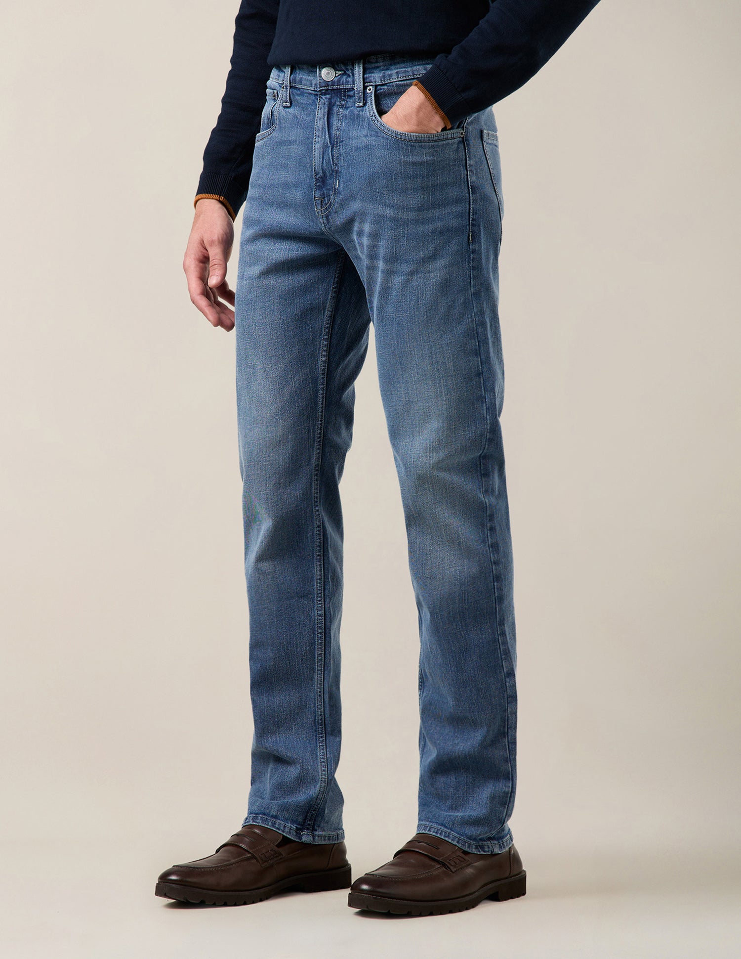 Mason Regular Straight Fit Blue Jeans Light Indigo - U.S. Polo Assn. India | Large