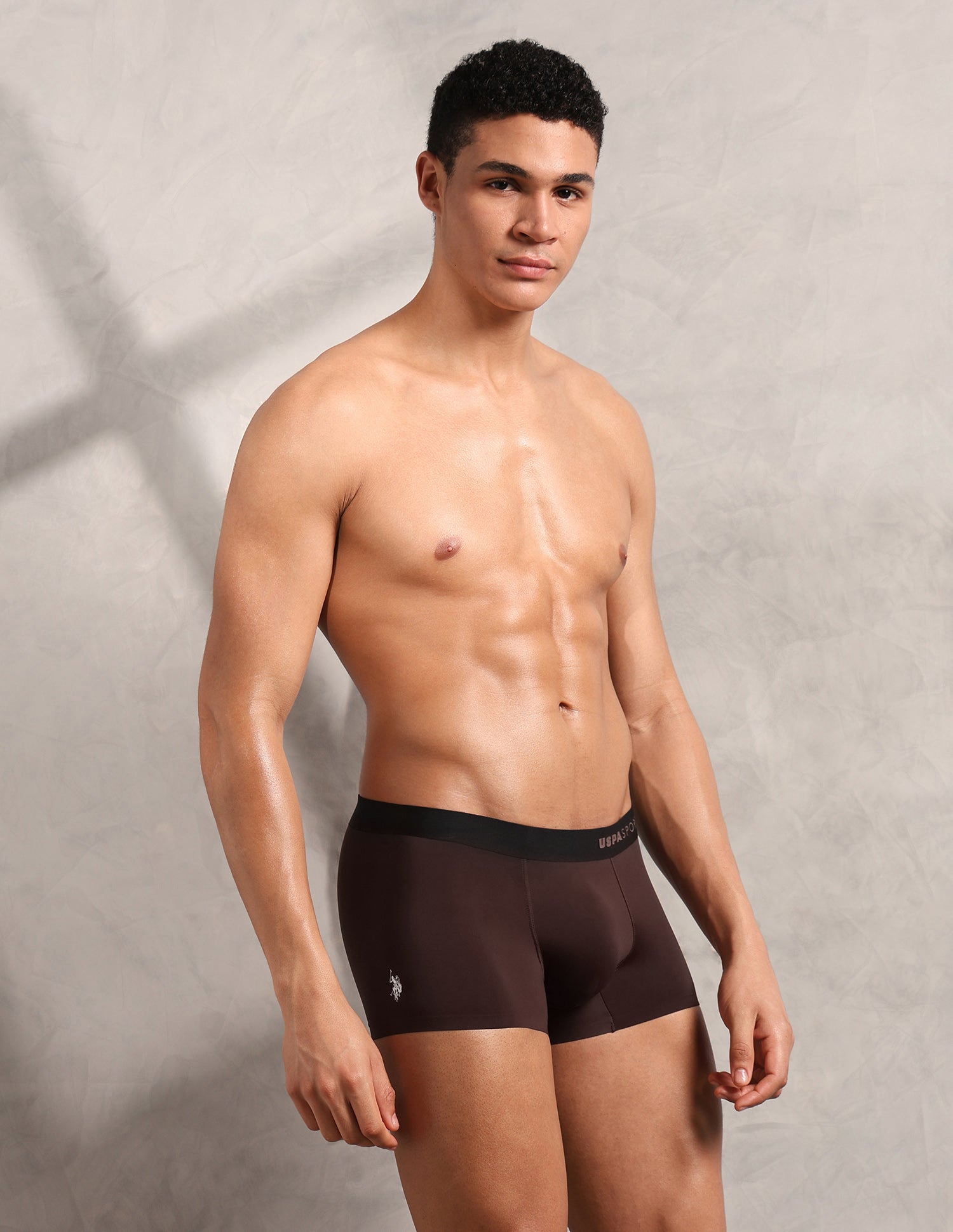 Ultra Light RT006 Seamless Trunk Coffee Brown - U.S. Polo Assn. India | Large