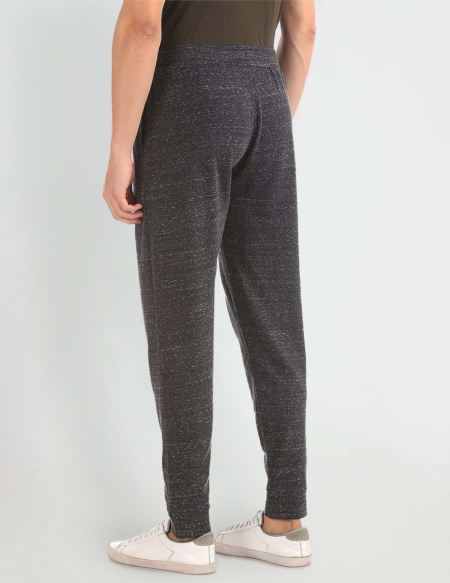 Drawstring Waist Mid Rise I603 Joggers - Pack Of 1 Black - U.S. POLO ASSN. | Large