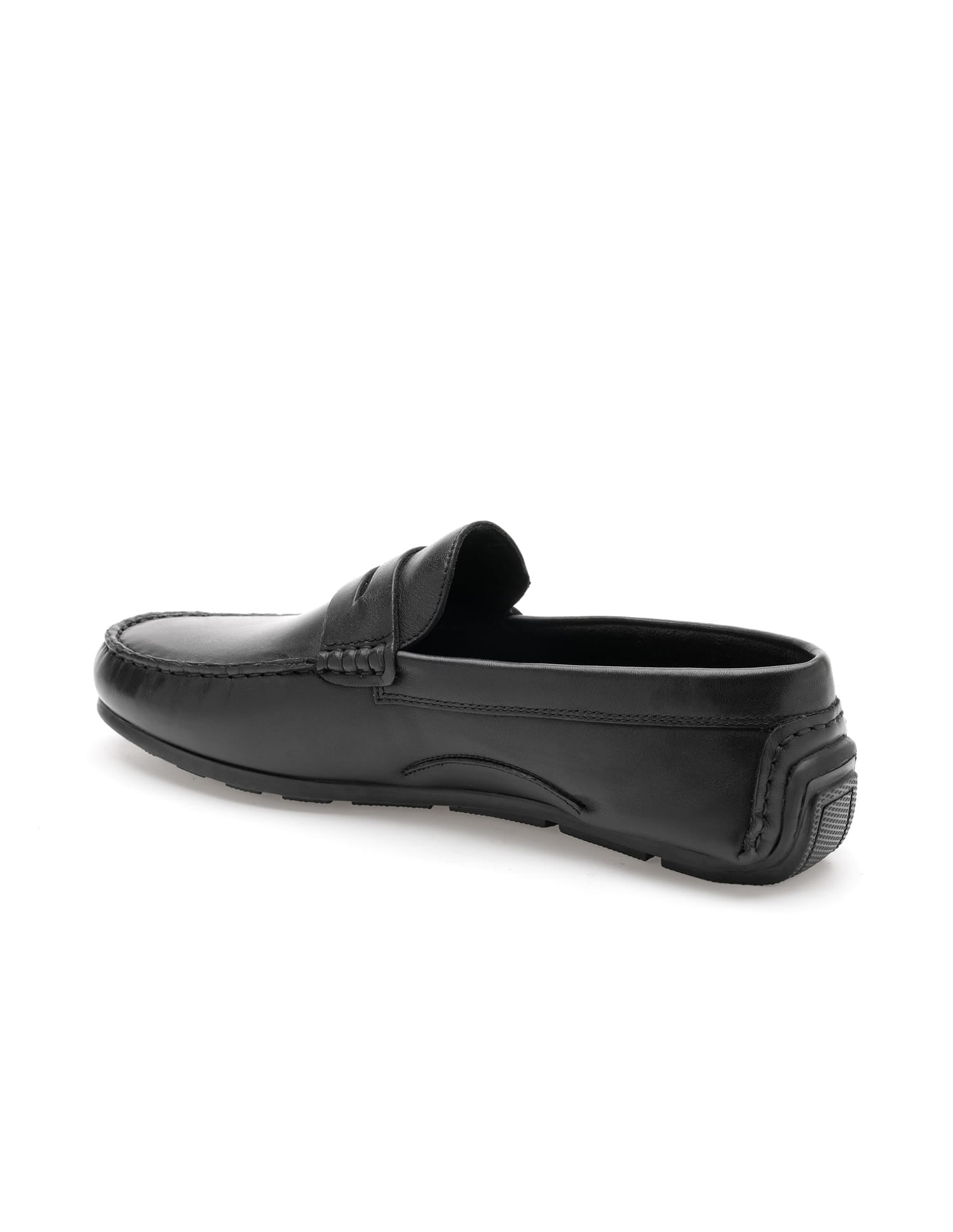 Men Adonis Solid Loafers Black - U.S. Polo Assn. India | Large