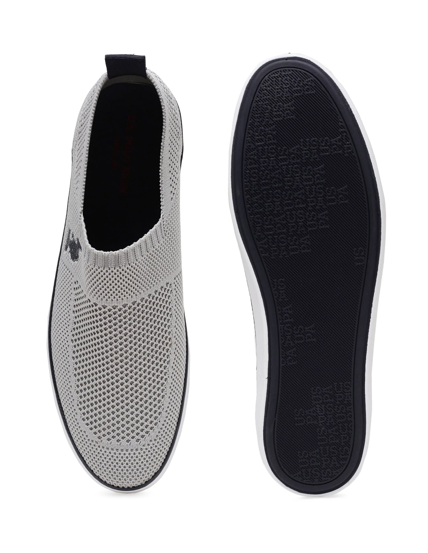 Men Octavia 5.0 Slip-on Shoes Grey - U.S. Polo Assn. India | Large