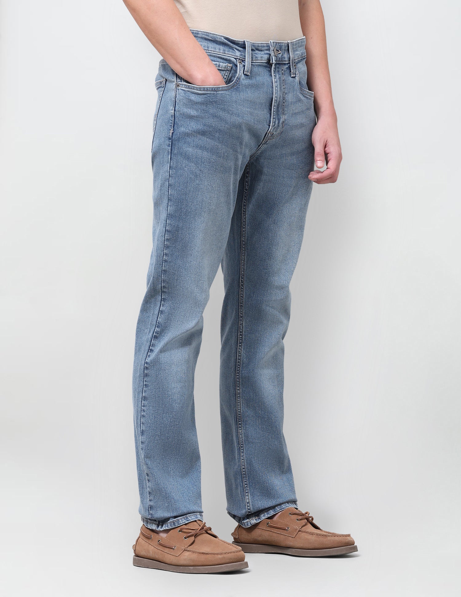 Harold Slim Straight Fit Blue Jeans Light Indigo - U.S. Polo Assn. India | Large