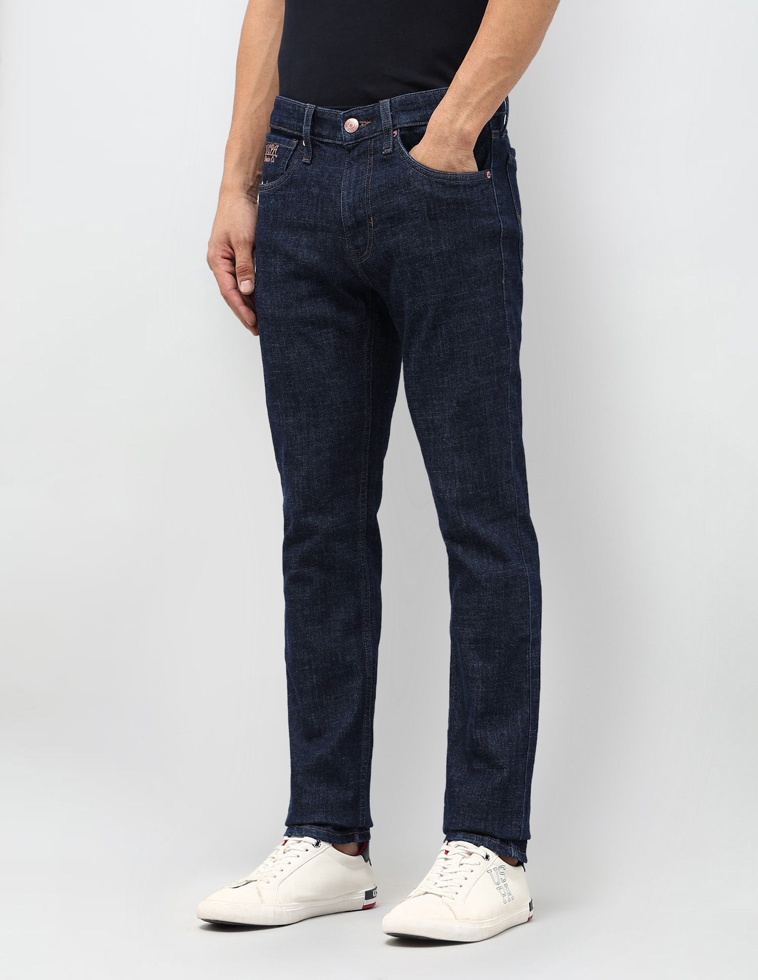 Regallo Skinny Fit Blue Jeans Indigo - U.S. Polo Assn. India | Large