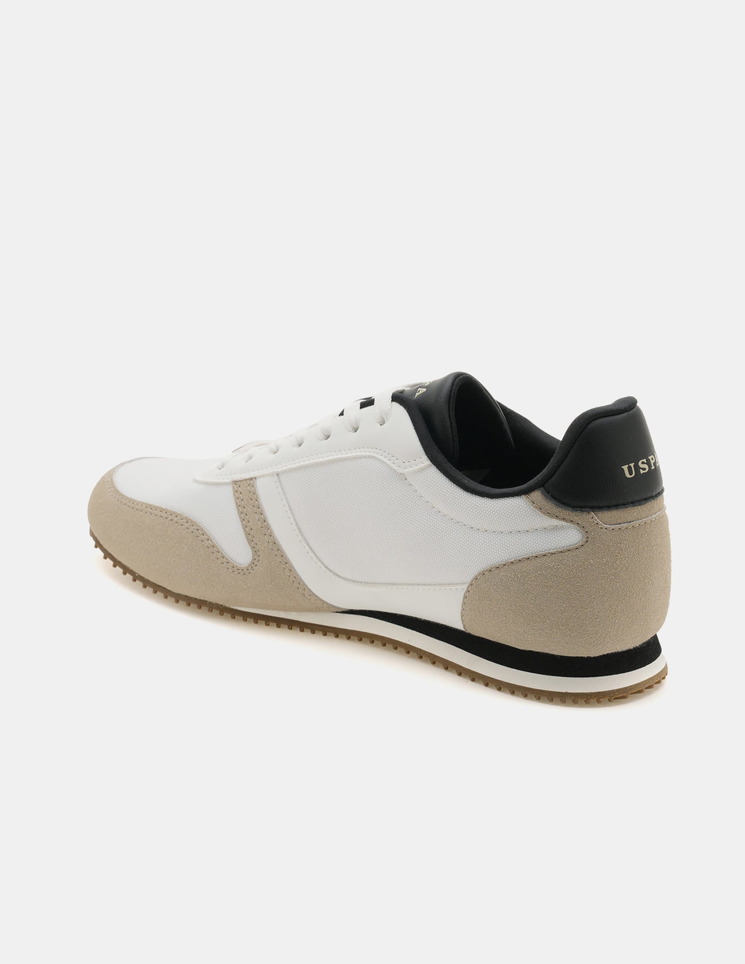 Clemt 4.0 Colourblocked Sneakers Beige - U.S. Polo Assn. India | Large