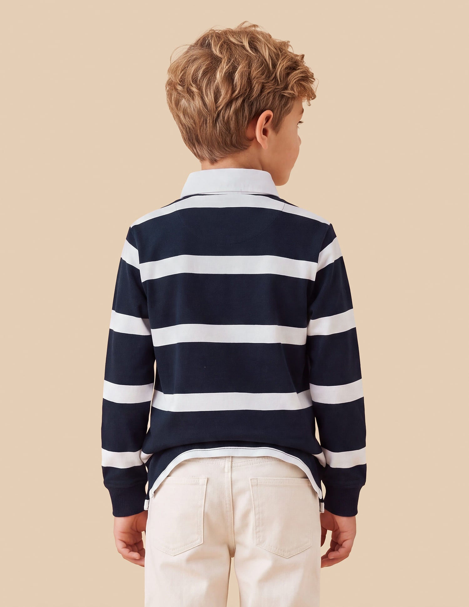 Horizontal Striped Regular Fit Polo Shirt Blue - U.S. Polo Assn. India | Large