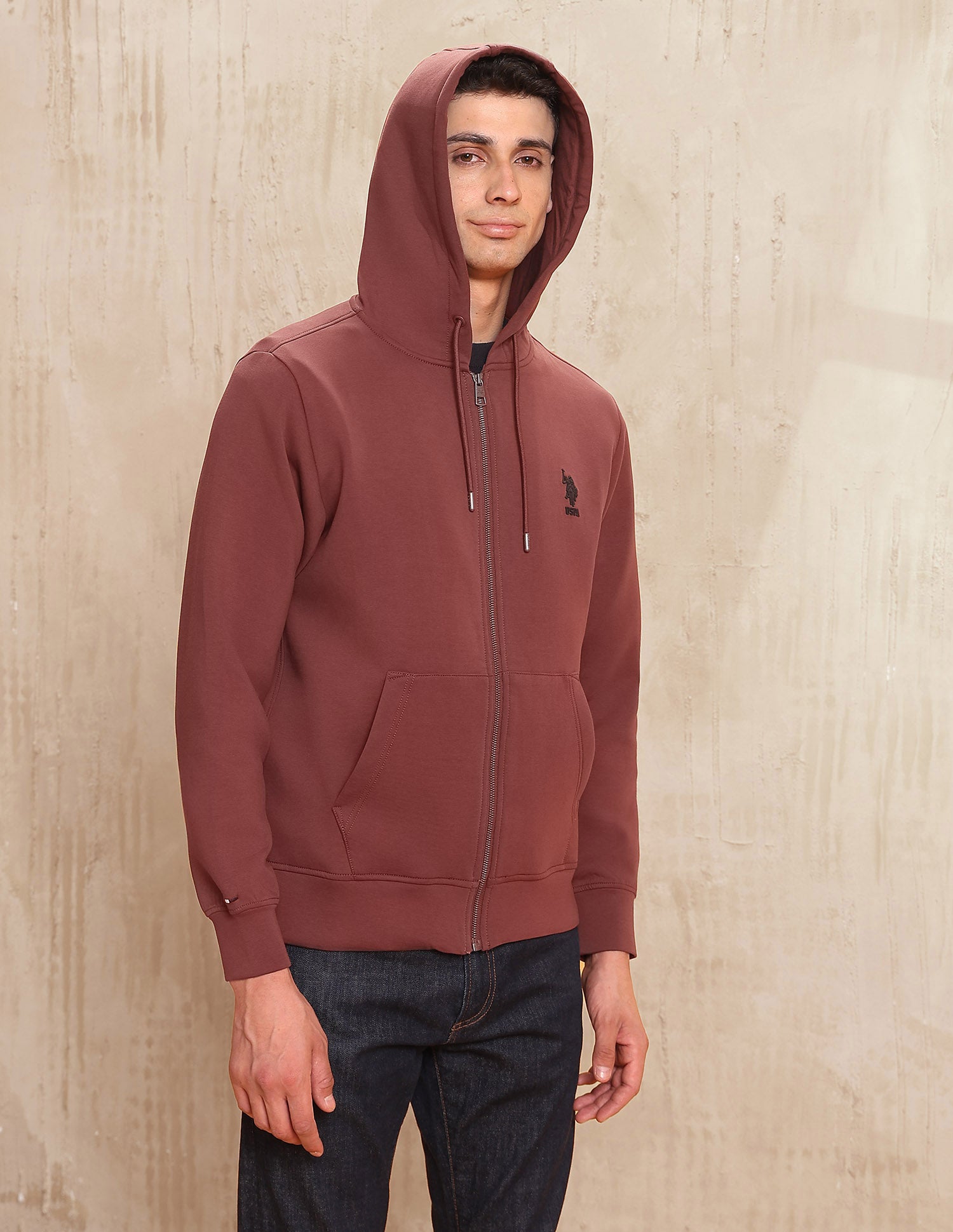 Solid Legend Of Horseshoe Sweatshirt Rust - U.S. POLO ASSN. | Large