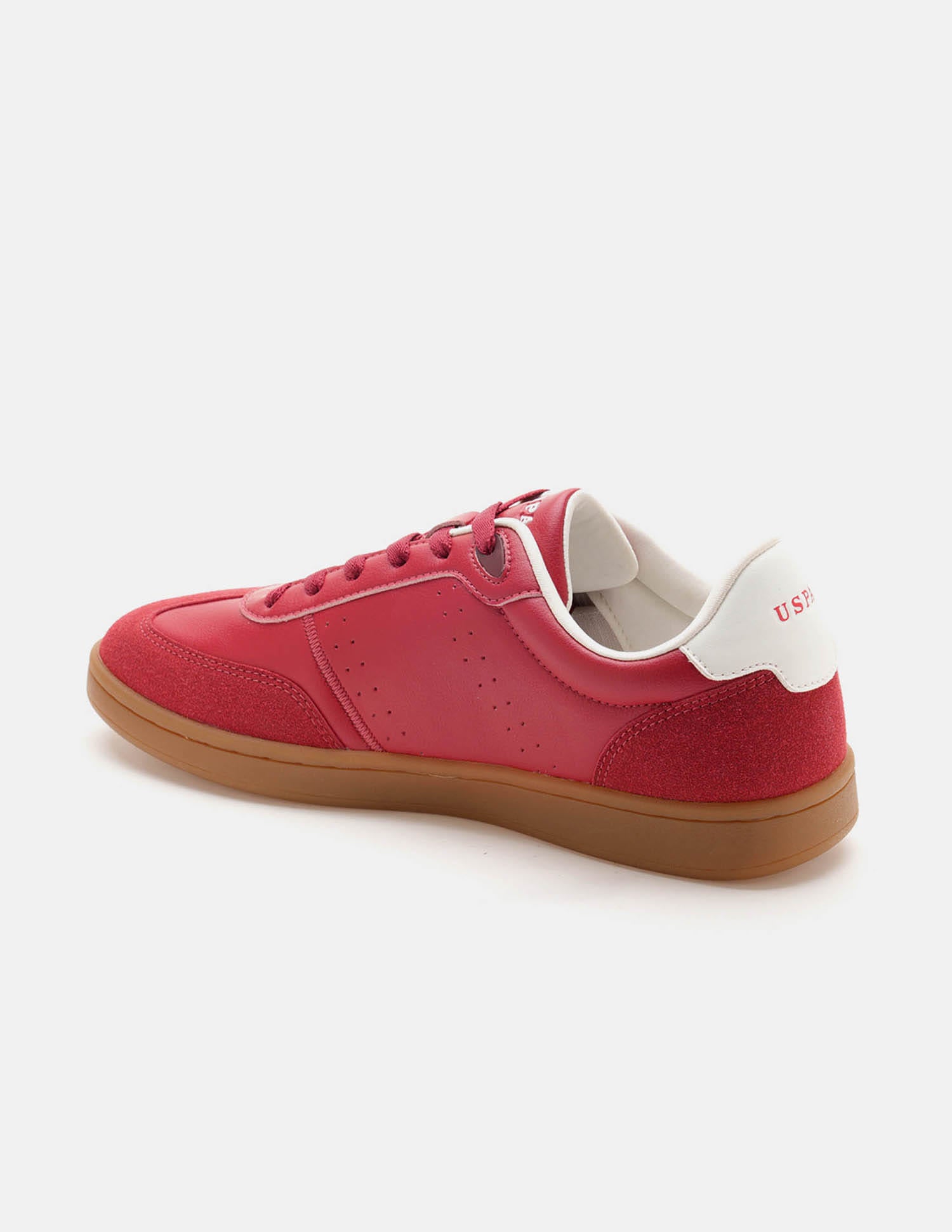 Men Cenik Colour Blocked Sneakers Red - U.S. Polo Assn. India | Large