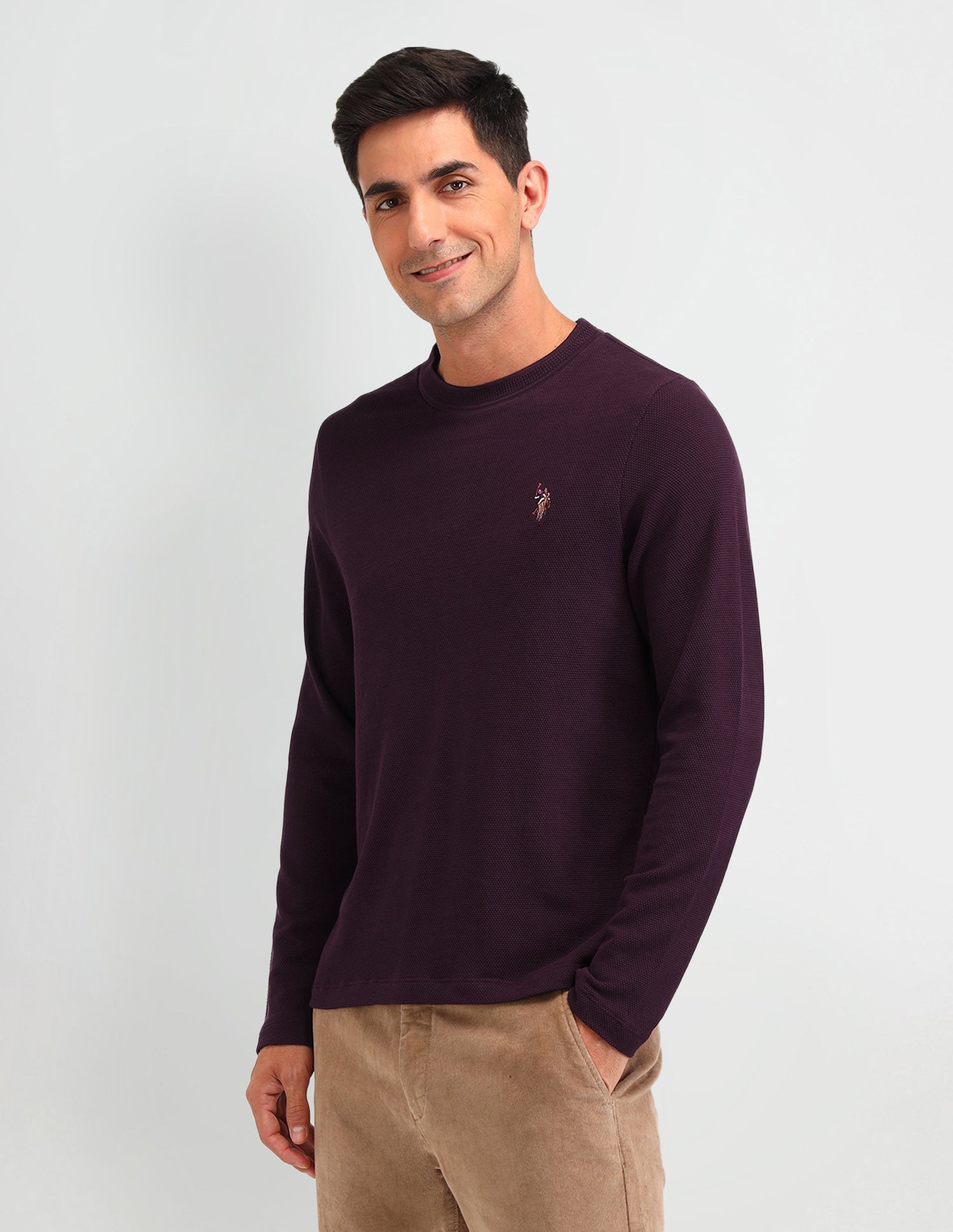 Solid Muscle Fit T-Shirt Navy - U.S. POLO ASSN. | Large