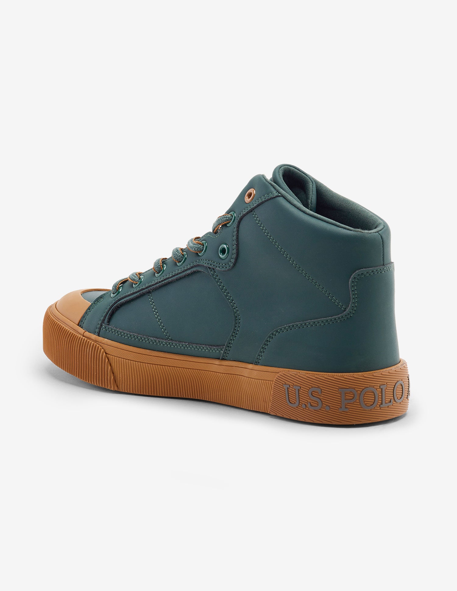 Ricon Mid Top Sneakers Green - U.S. Polo Assn. India | Large