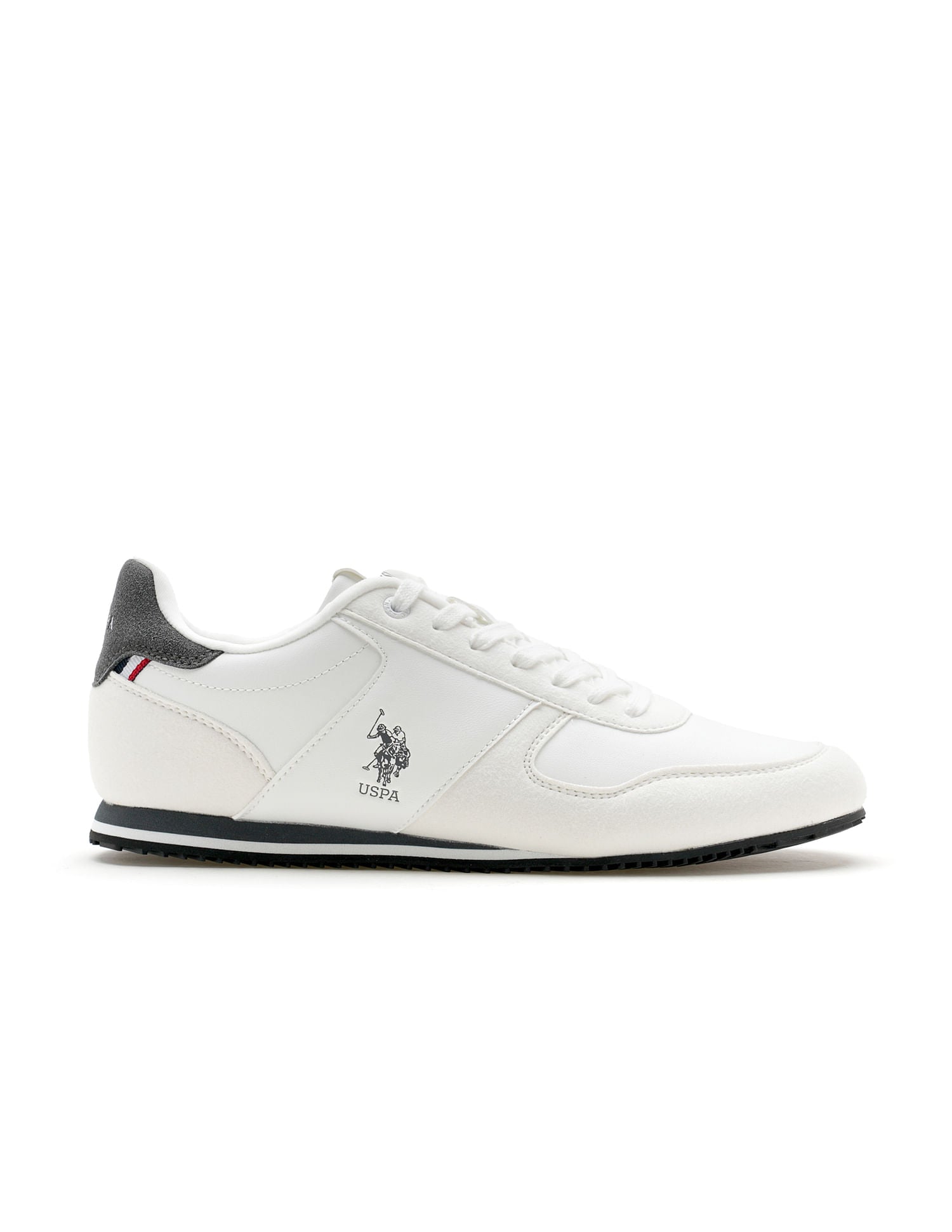 Men Sorrento White Retro Sneakers White - U.S. Polo Assn. India | Large