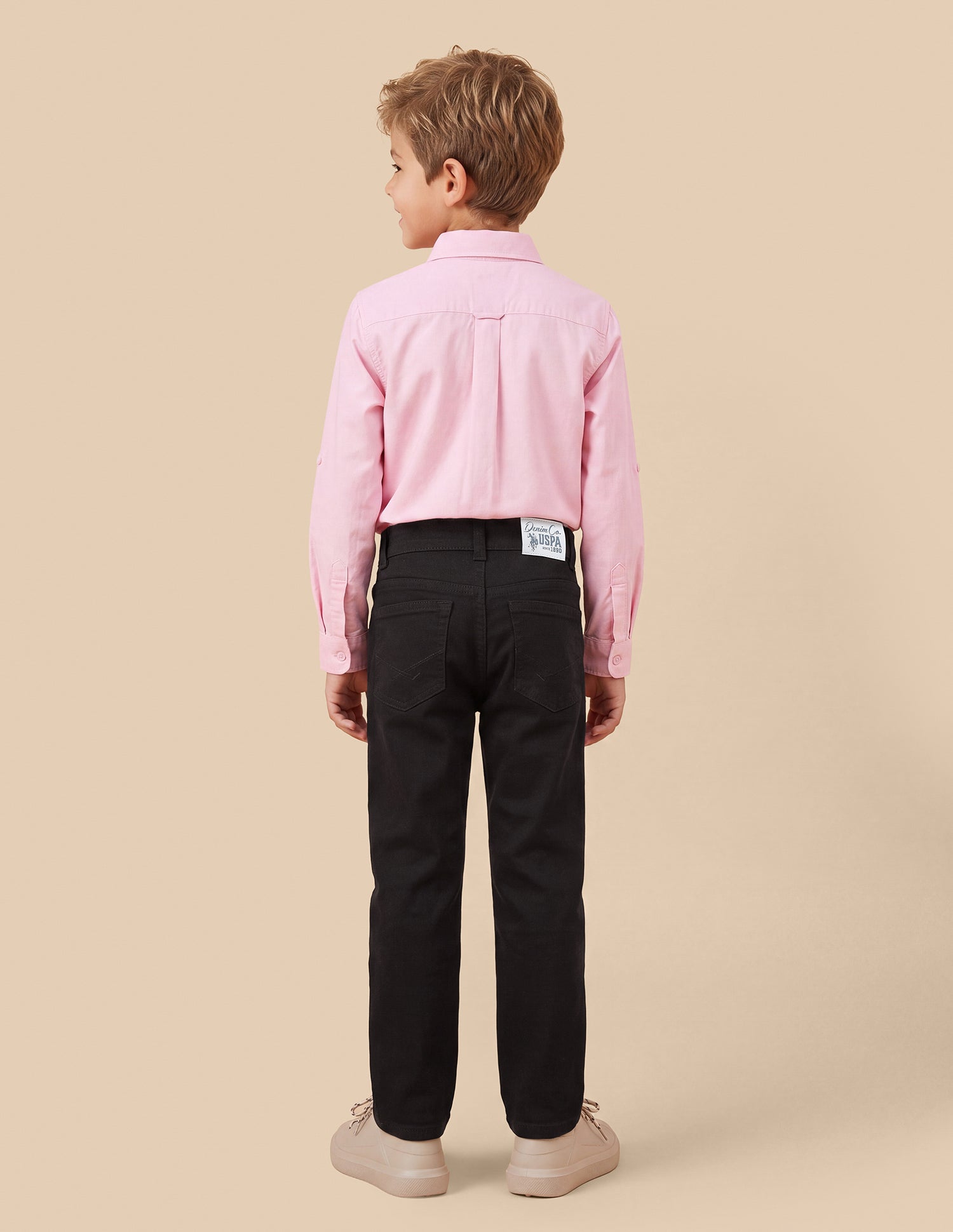 Relaxed Fit Brown Jeans Dark Brown - U.S. Polo Assn. India | Large