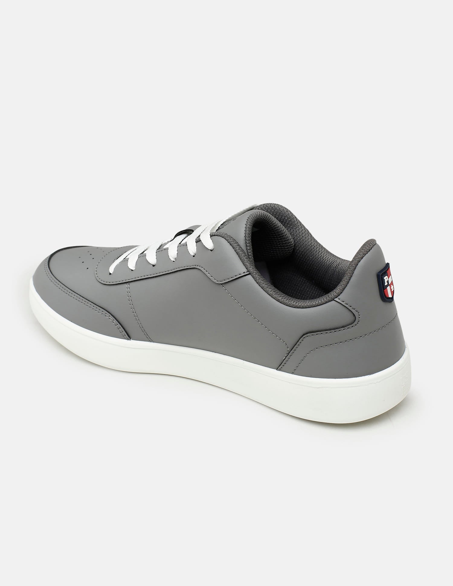 Men Lumen Solid Sneakers Light Grey - U.S. Polo Assn. India | Large
