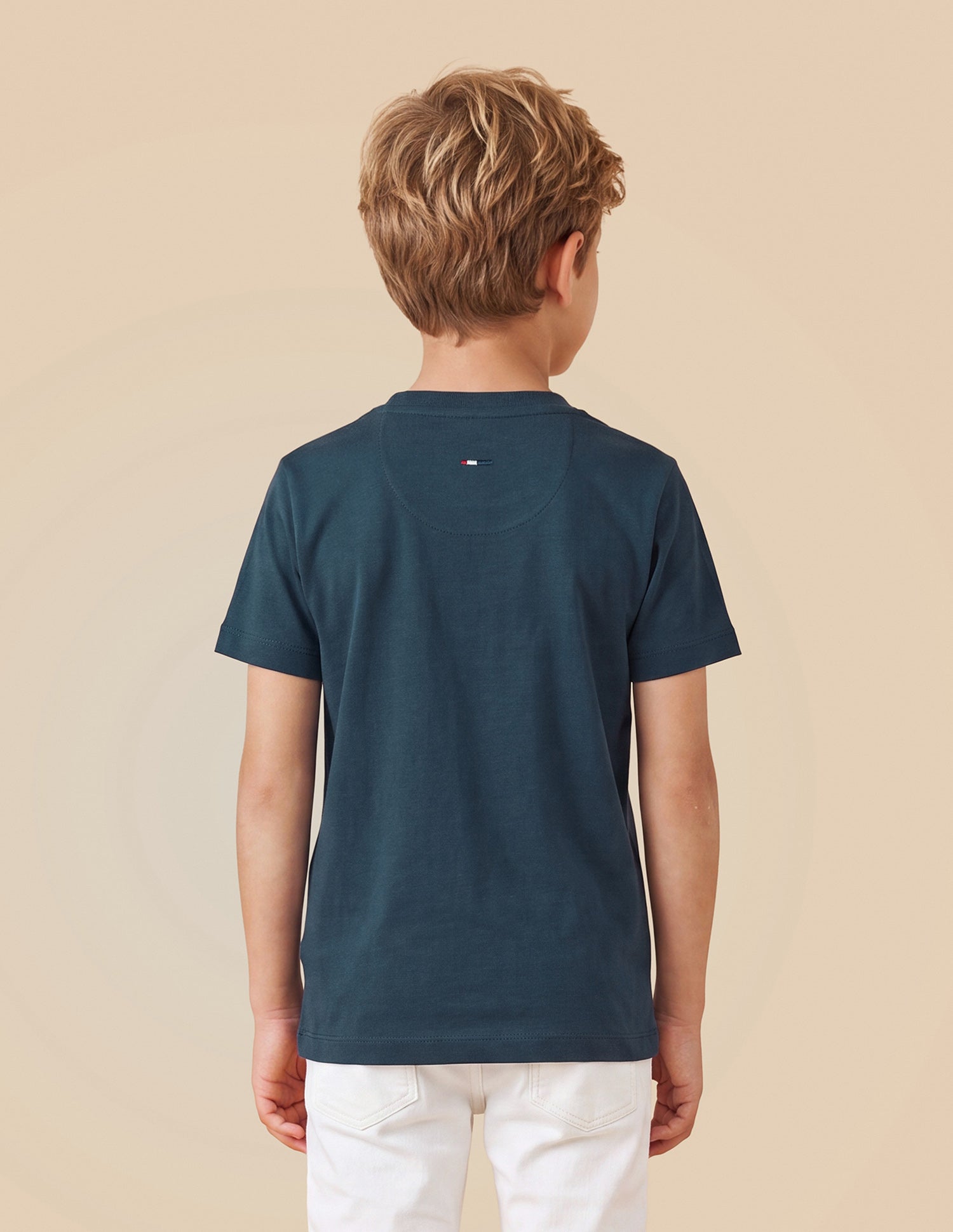 Graphic Brand Printed Regular Fit T-Shirt Teal - U.S. Polo Assn. India | Large