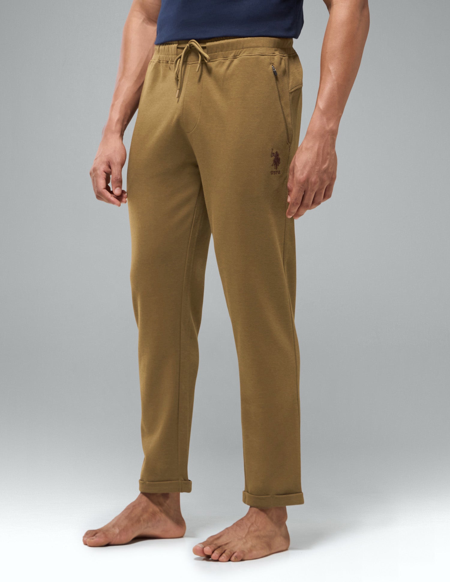 Terry Cotton Heavyweight OR012 Track Pants Breen - U.S. Polo Assn. India | Large