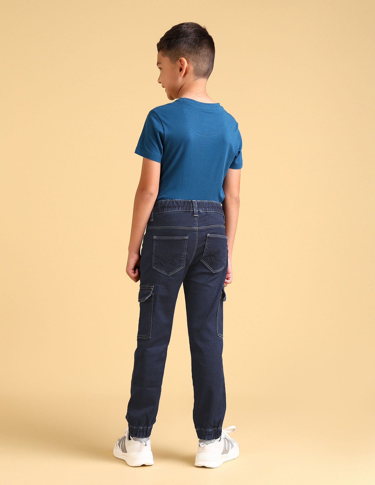 Boys Regular Fit Blue Jeans Dark Blue - U.S. POLO ASSN. | Large