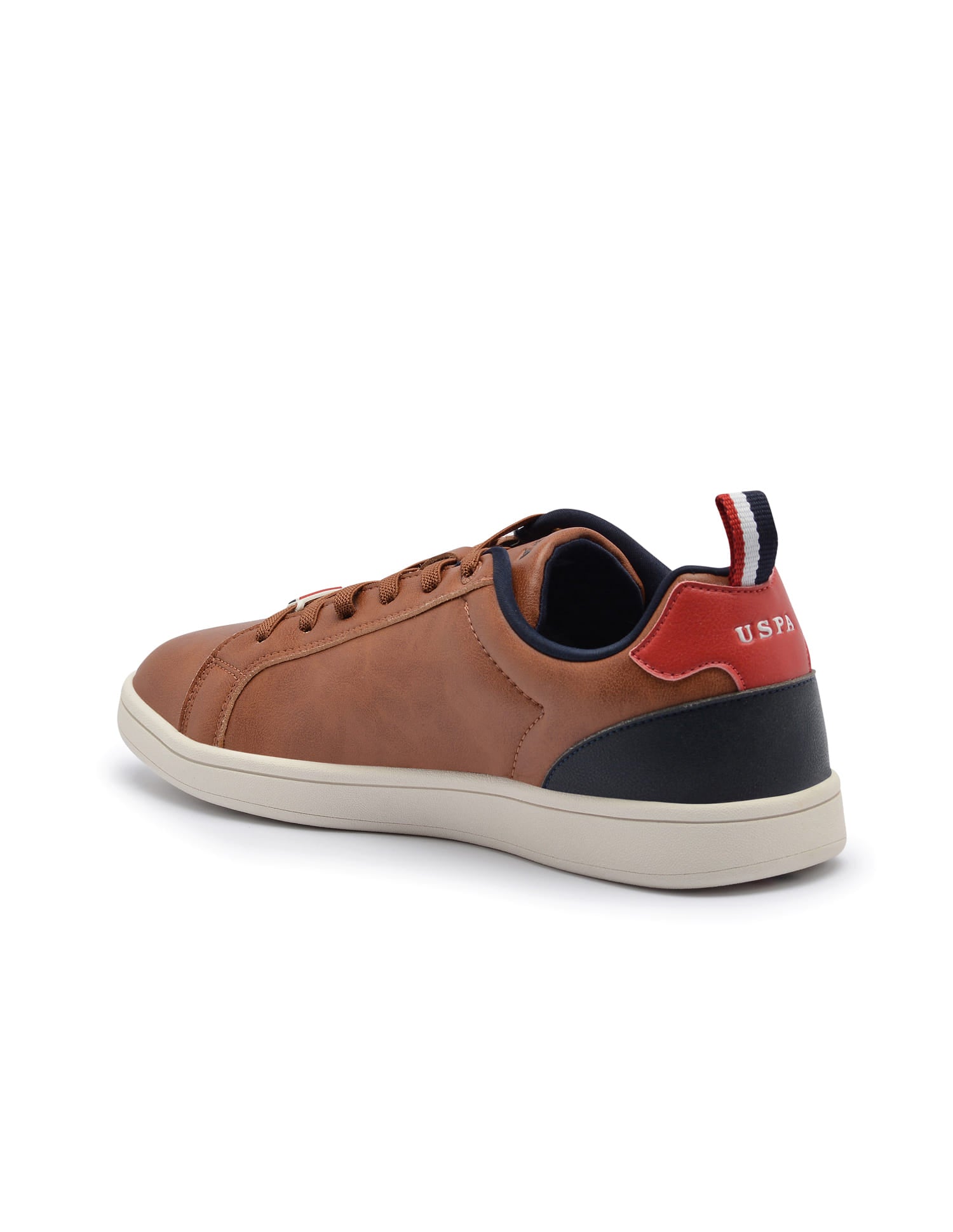 Colour Block Panelled Stefan 3.0 Sneakers Tan - U.S. Polo Assn. India | Large