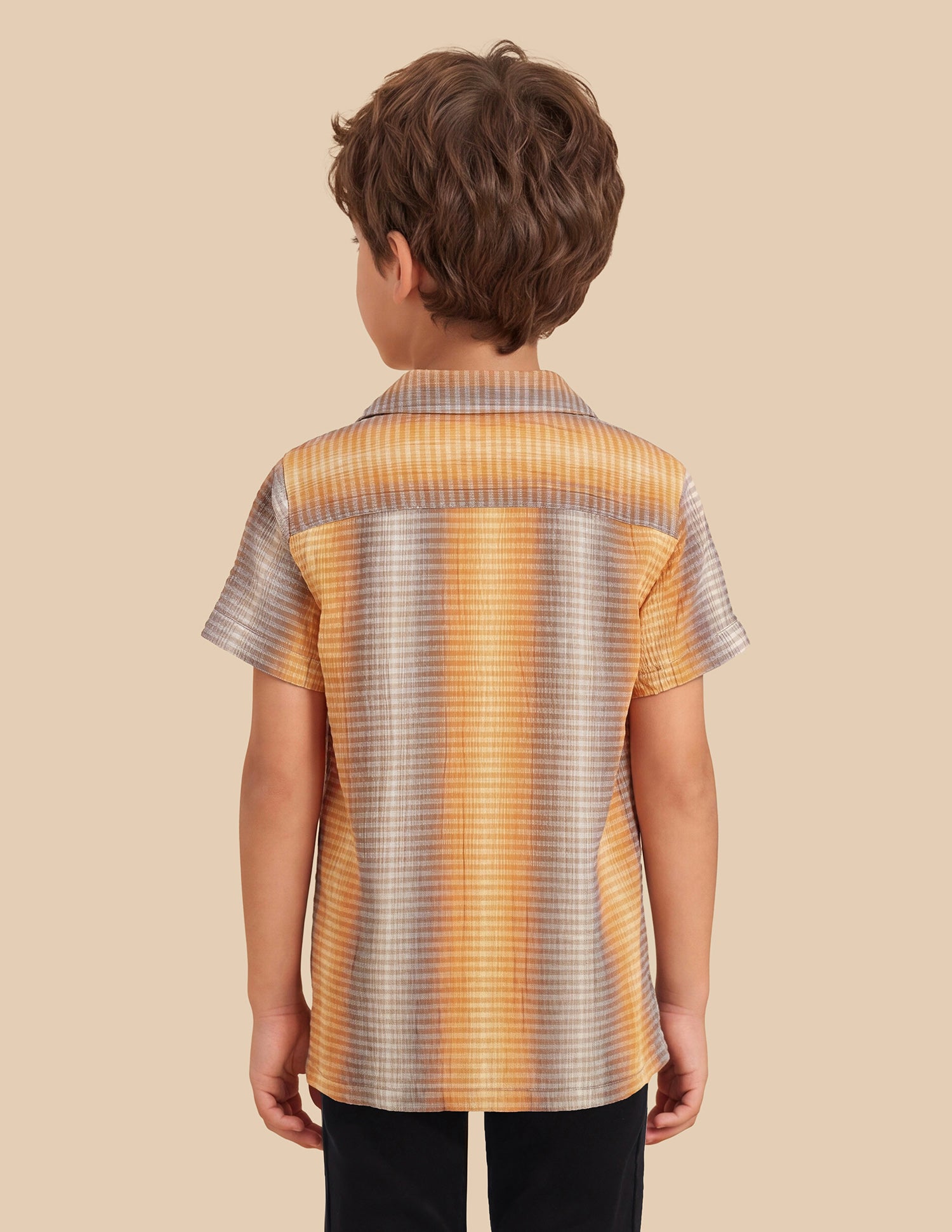 Printed Cuban Shirt Brown - U.S. Polo Assn. India | Large