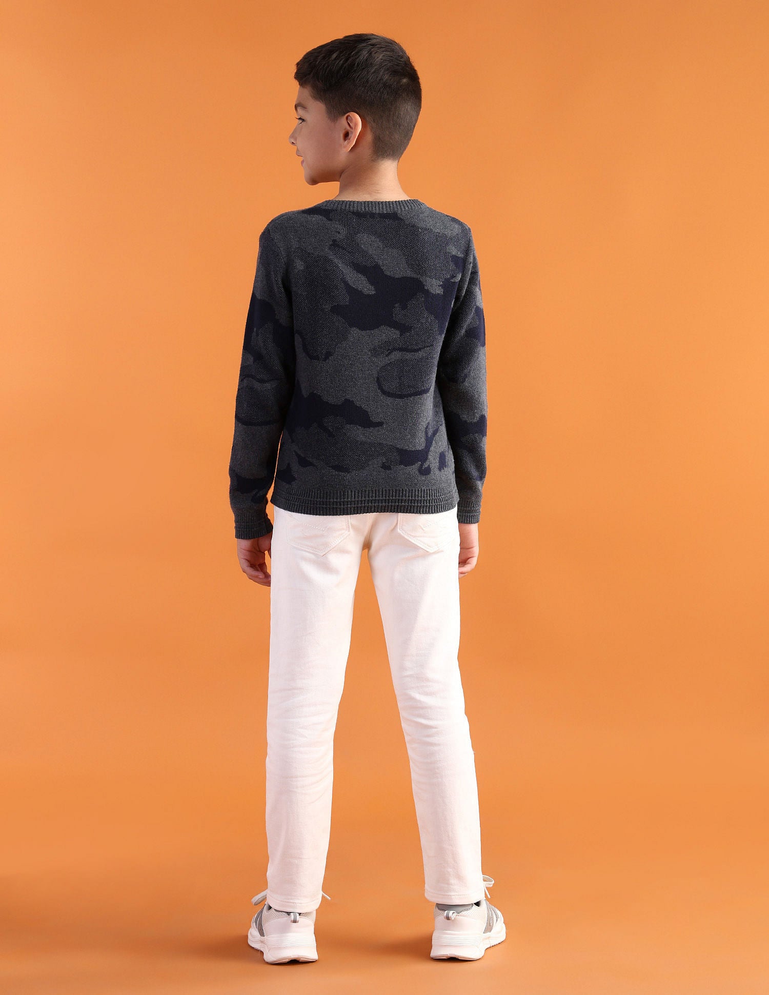 Regular fit Printed Sweaters Navy - U.S. POLO ASSN. | Large