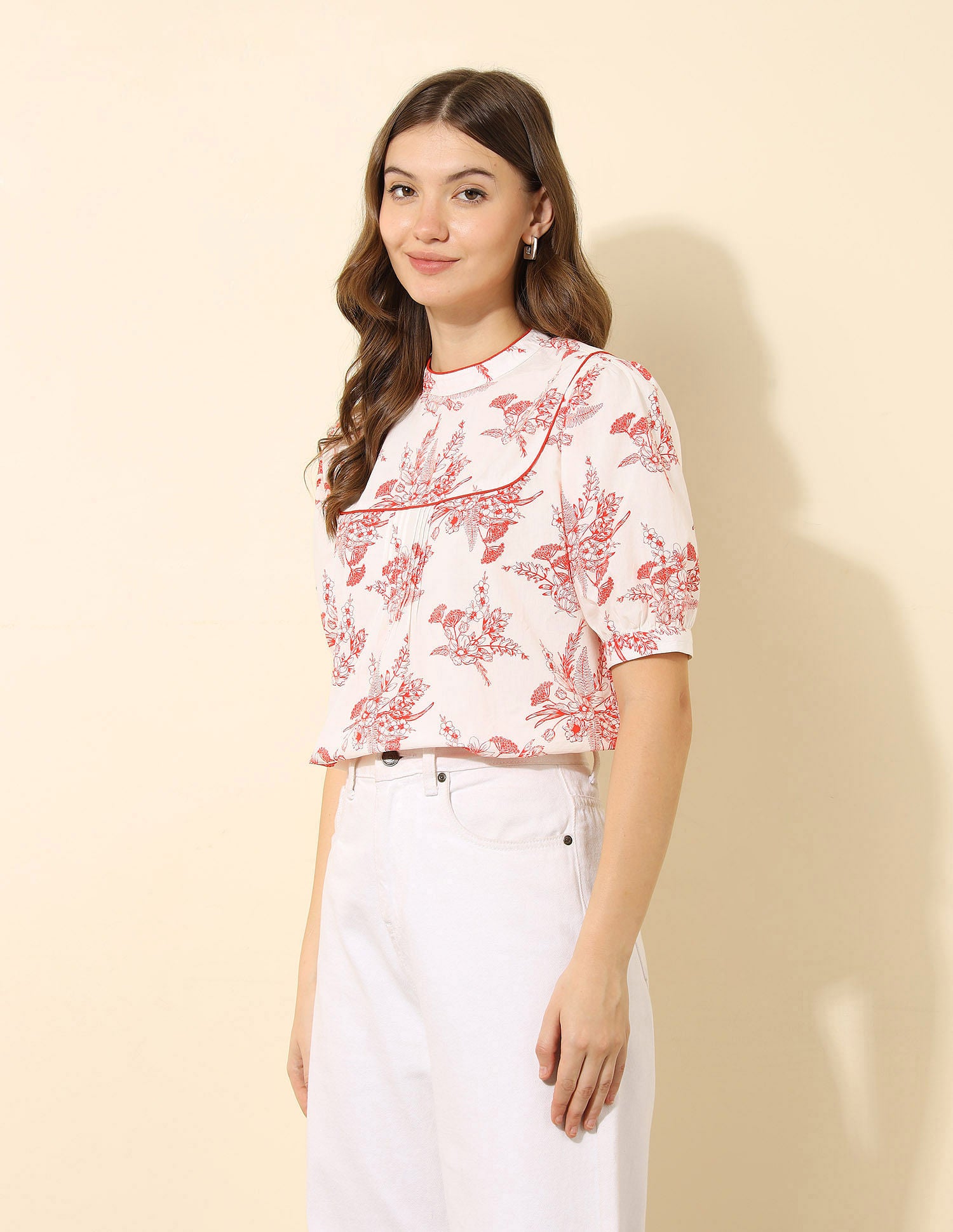 Floral Printed Top Multi-colour - U.S. Polo Assn. India | Large