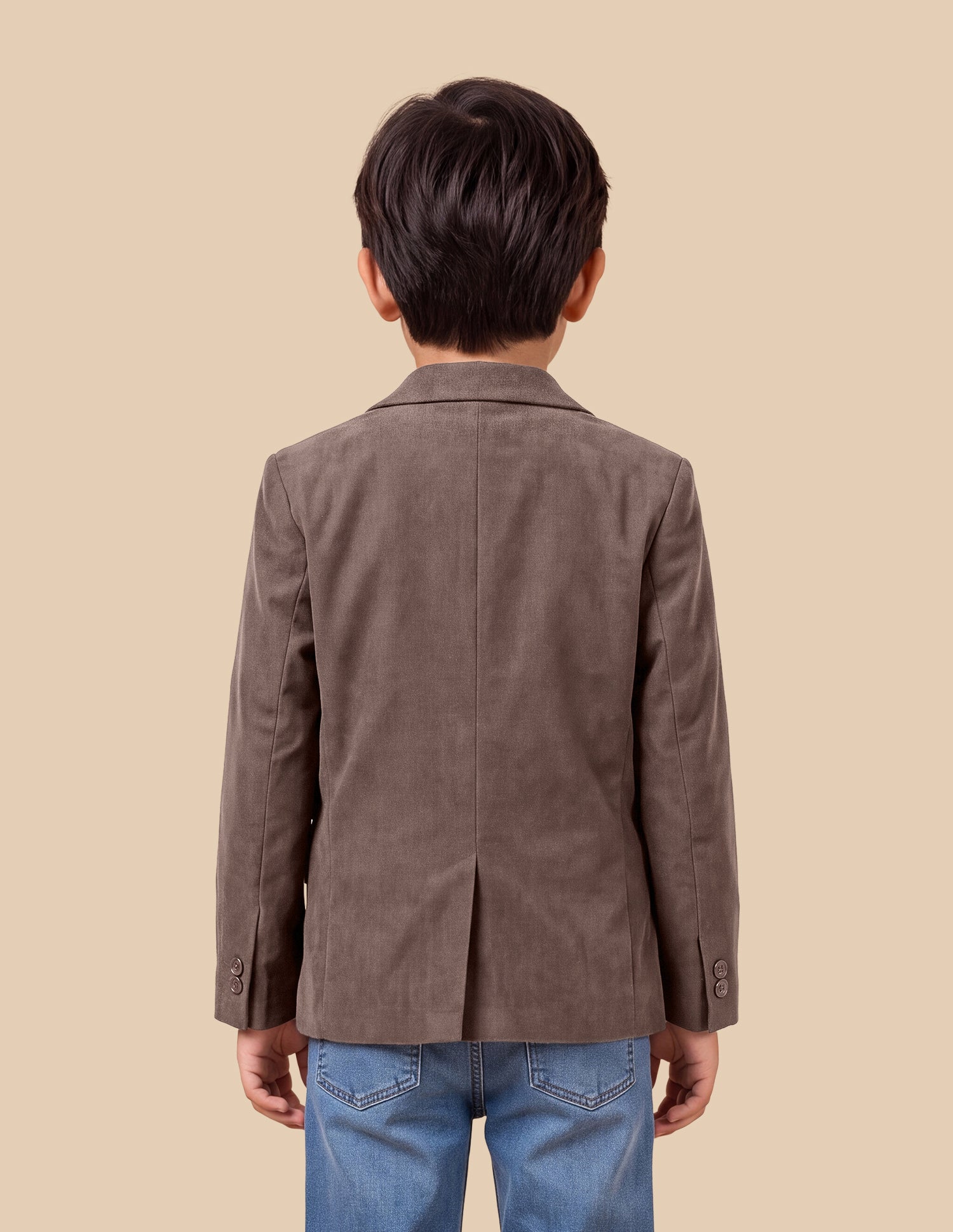 Corduroy Regular Fit Blazer Dark Brown - U.S. Polo Assn. India | Large