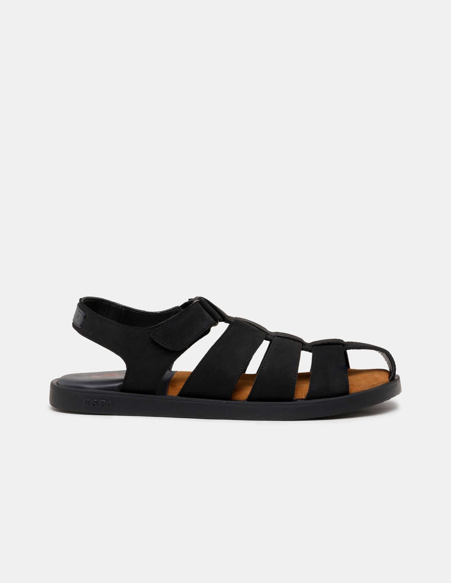 Men Sean Closed Toe Sandals Black - U.S. POLO ASSN. | Large