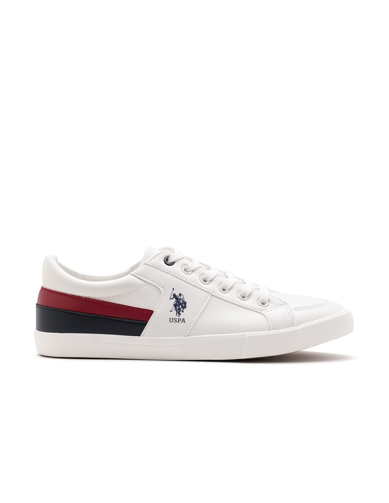 Men Clarkin 11.0 Colourblocked Sneakers Off White - U.S. Polo Assn. India | Large