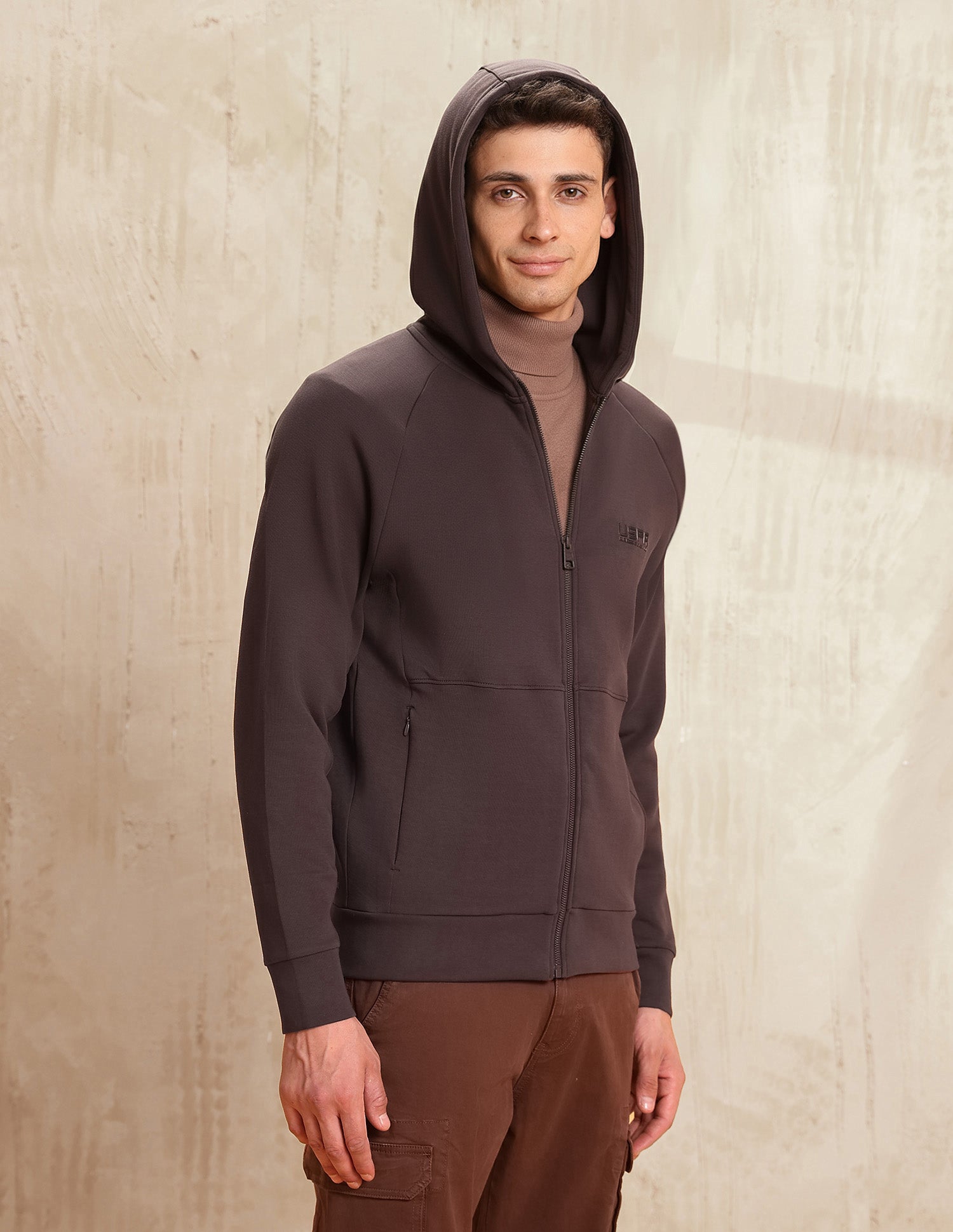 Solid Legend Of Horseshoe Sweatshirt Dark Brown - U.S. POLO ASSN. | Large