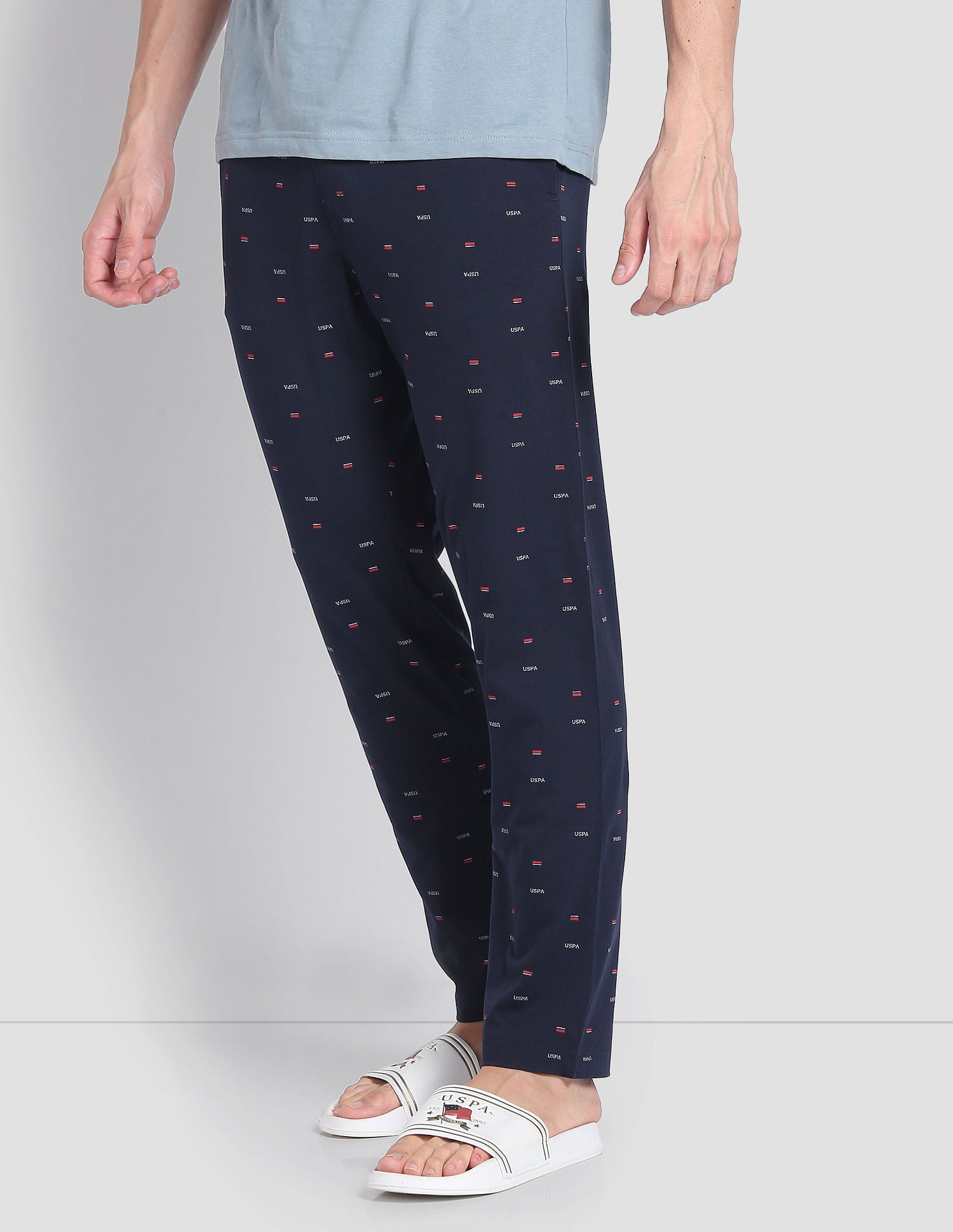 Signature Print LP002 Lounge Pants - Pack Of 1 Navy - U.S. POLO ASSN. | Large