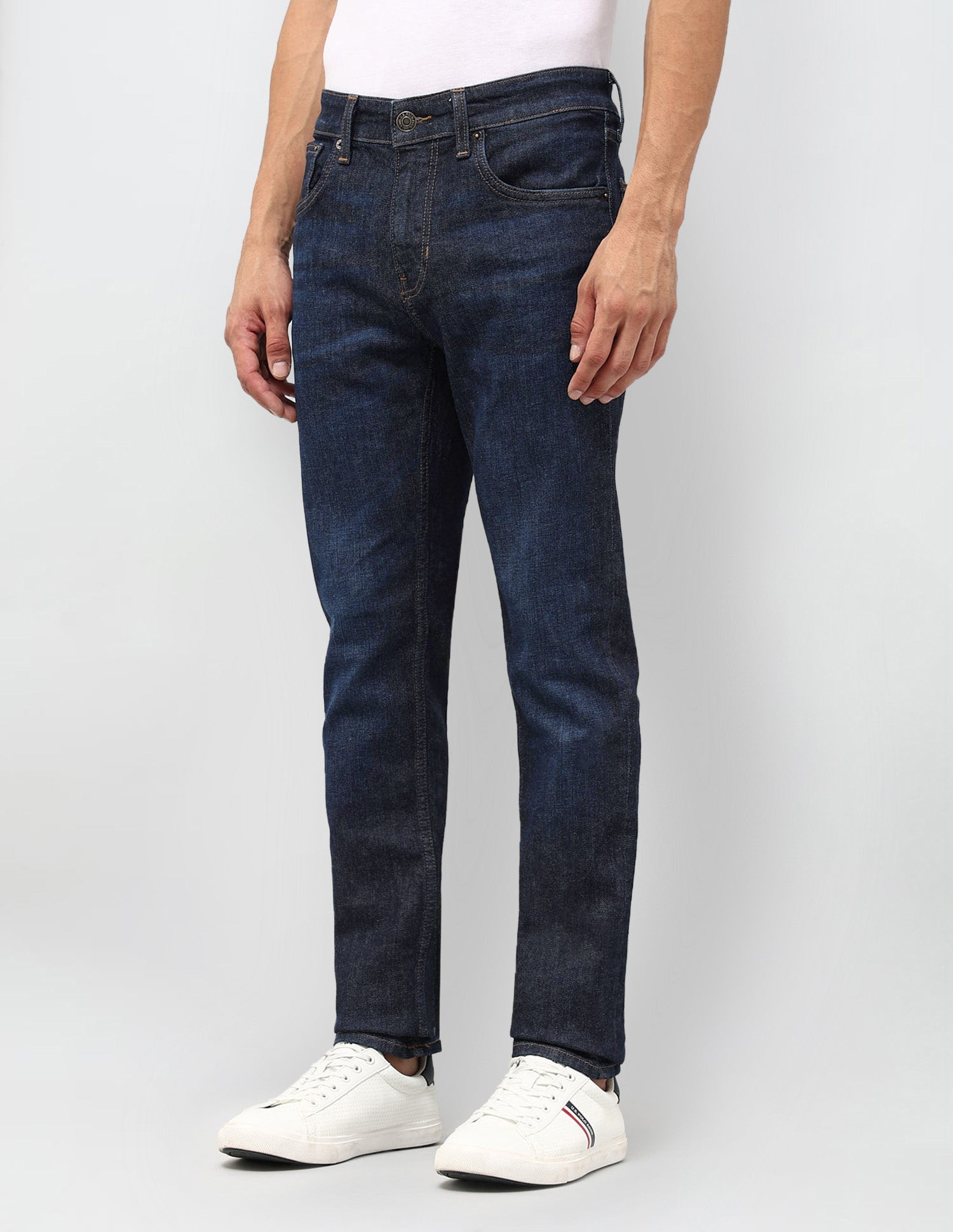 Regallo Skinny Fit Blue Jeans Dark Blue - U.S. POLO ASSN. | Large